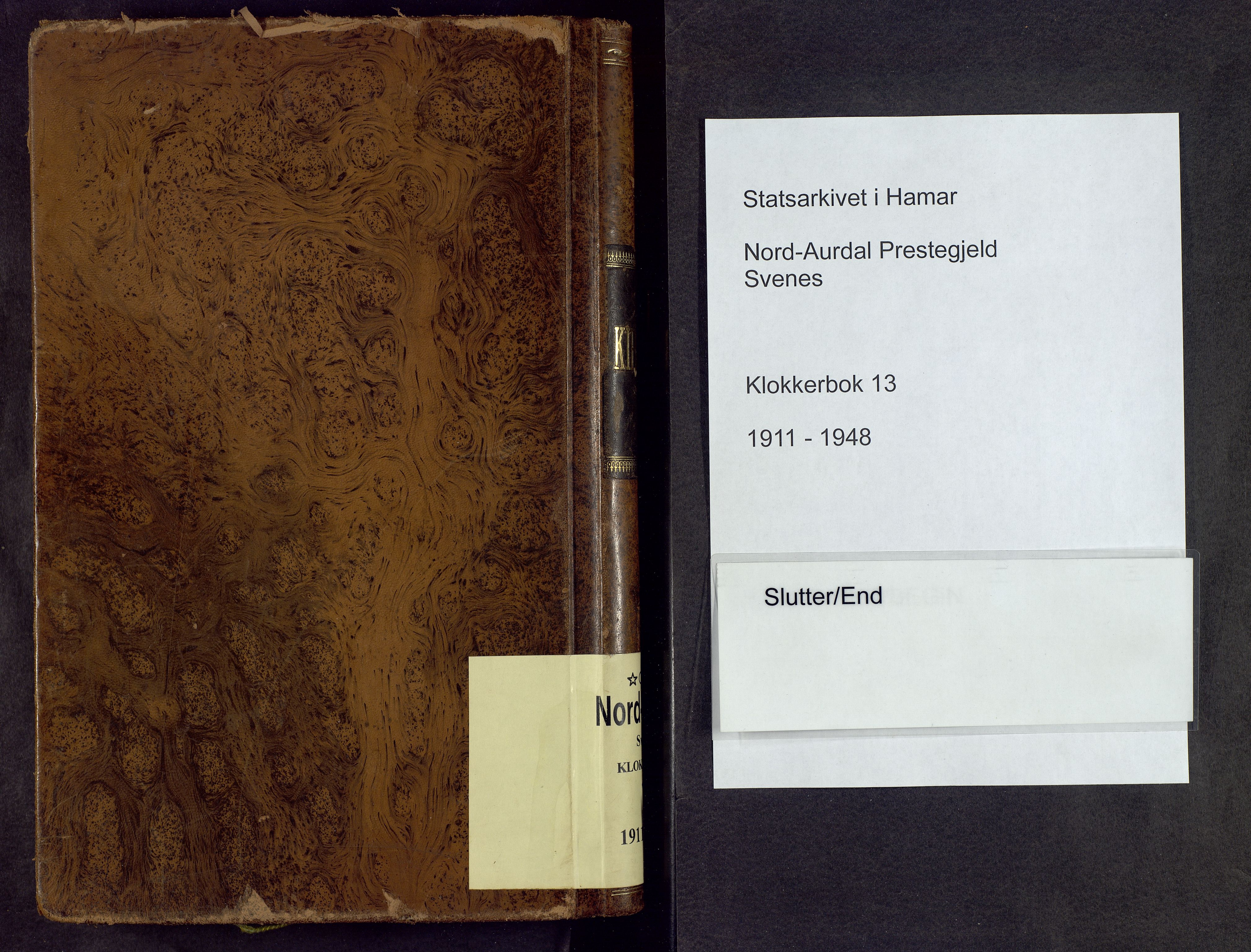 Nord-Aurdal prestekontor, AV/SAH-PREST-132/H/Ha/Hab/L0013: Parish register (copy) no. 13, 1911-1948