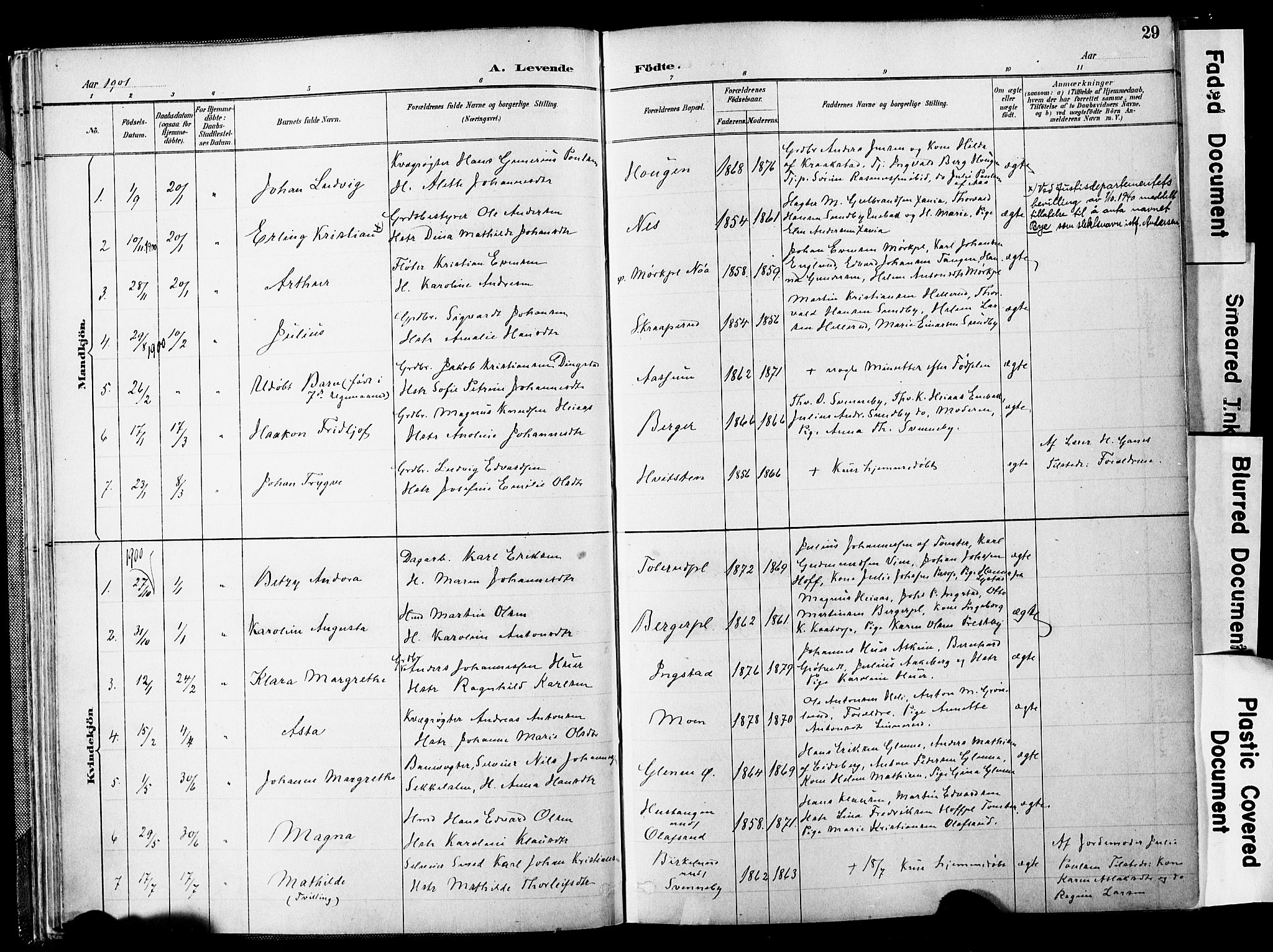 Spydeberg prestekontor Kirkebøker, SAO/A-10924/F/Fb/L0001: Parish register (official) no. II 1, 1886-1907, p. 29