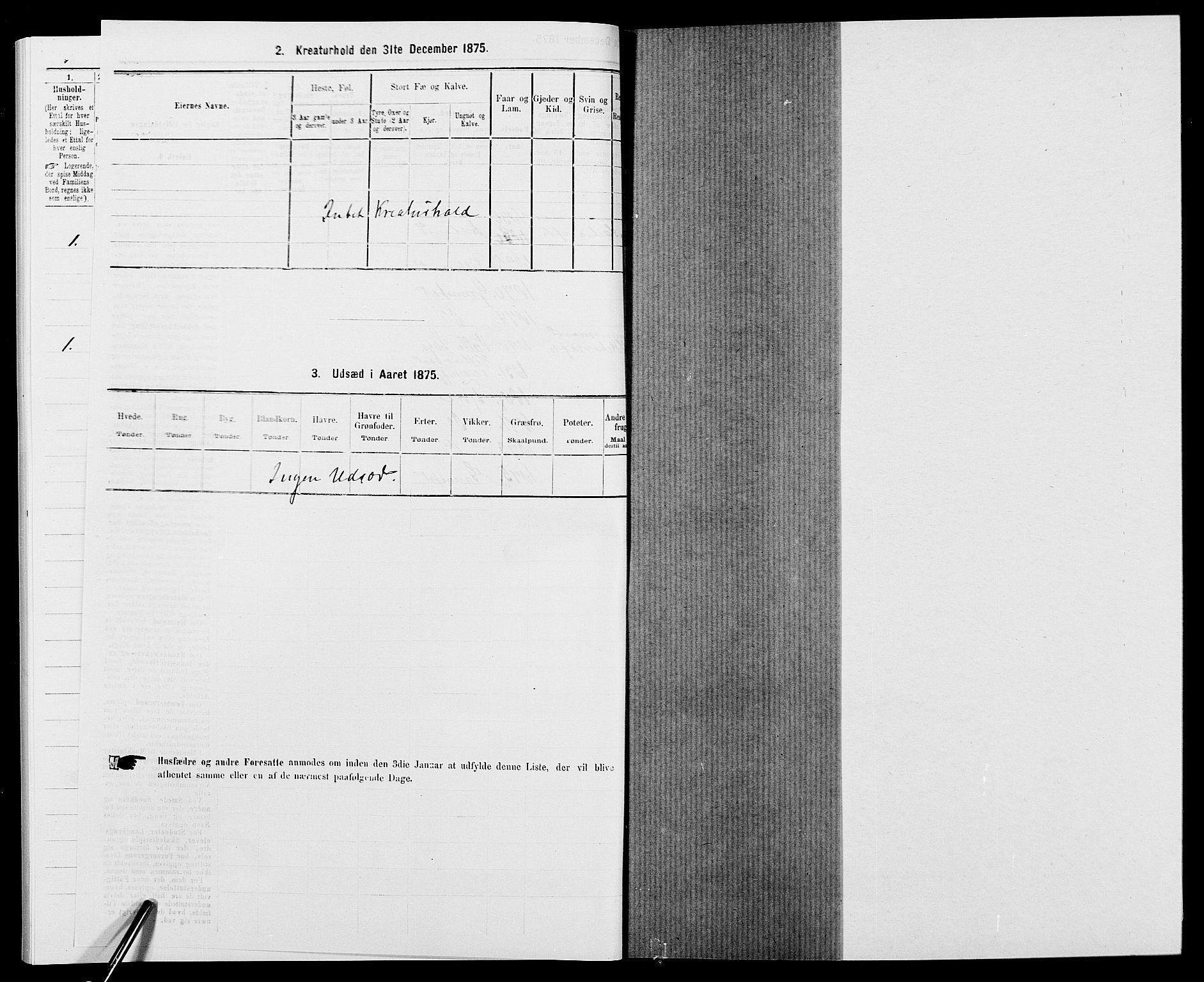 SAK, 1875 census for 0904B Fjære/Grimstad, 1875, p. 236