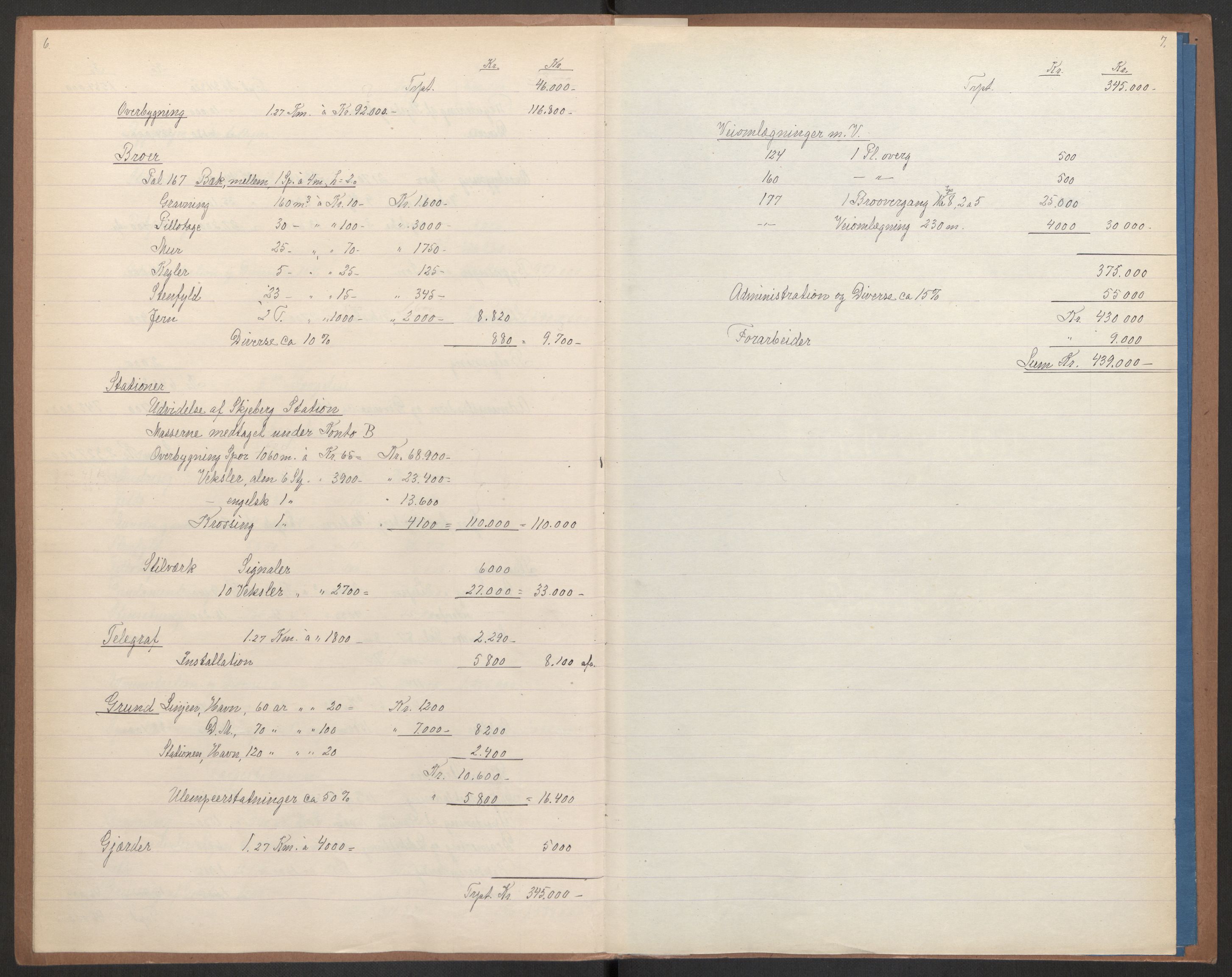 Norges Statsbaner, Baneavdelingen B, AV/RA-S-1619/1/F/Fa/L0042: NORGE-JYLLAND, 1920, p. 191