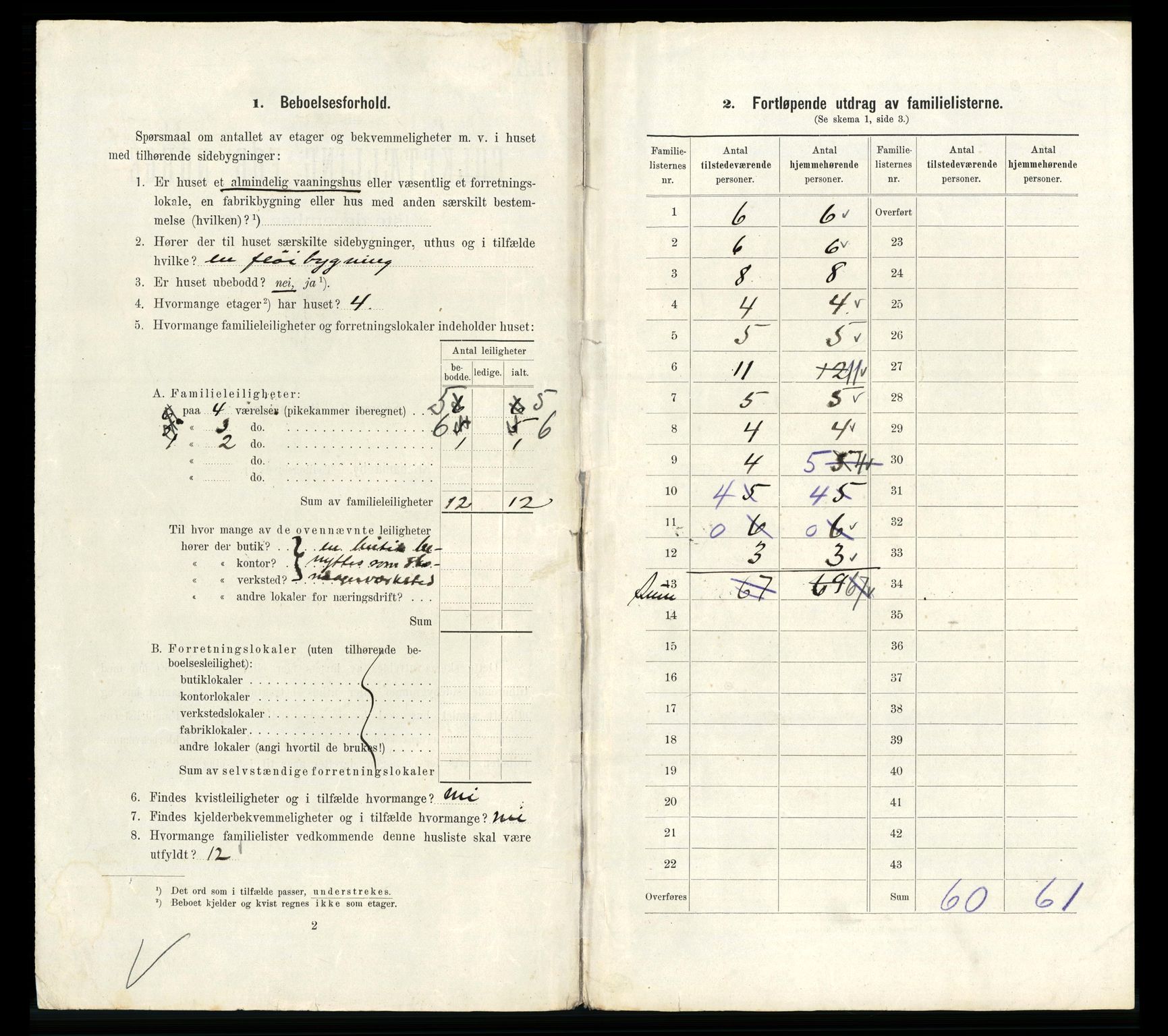 RA, 1910 census for Kristiania, 1910, p. 123620