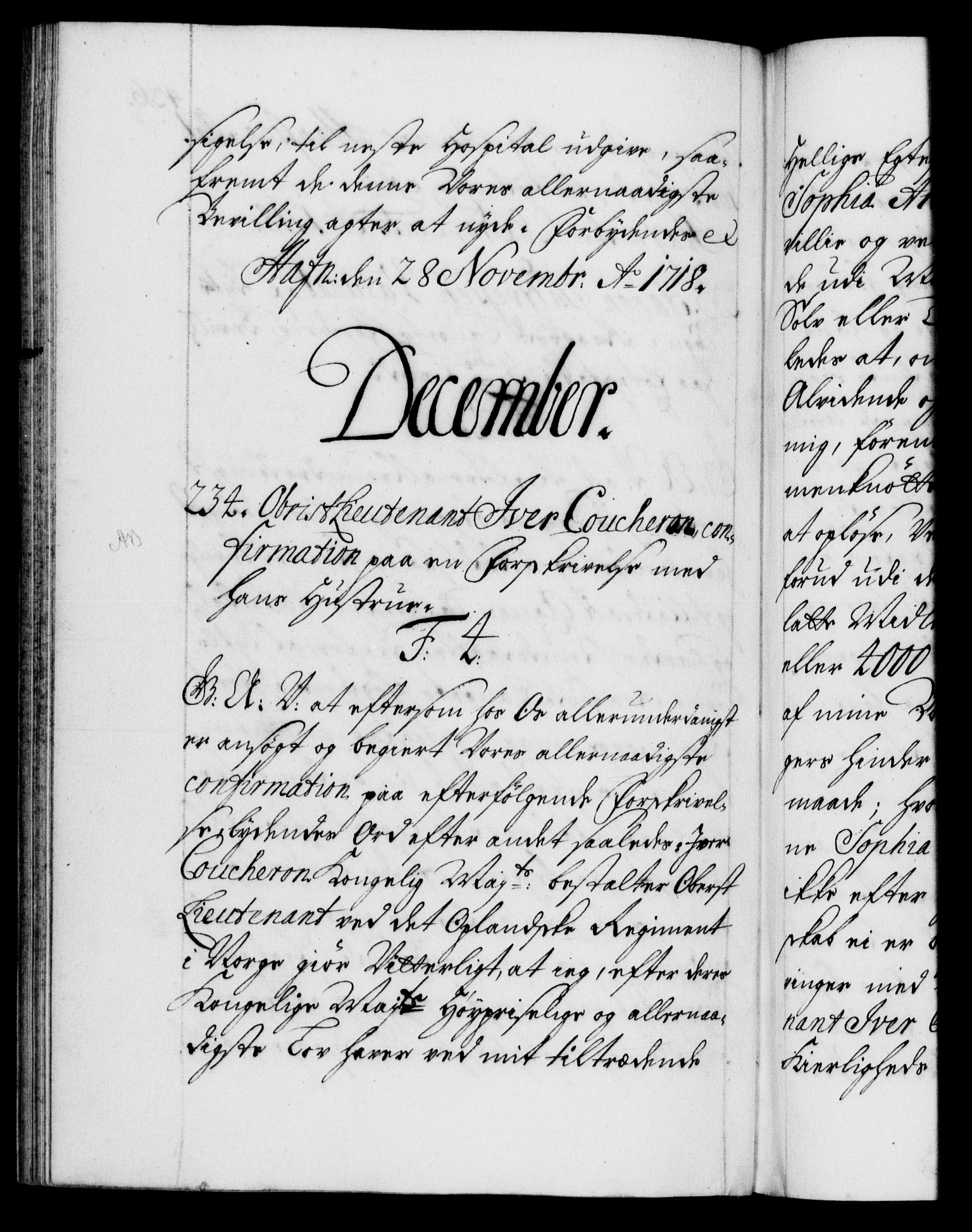 Danske Kanselli 1572-1799, AV/RA-EA-3023/F/Fc/Fca/Fcaa/L0022: Norske registre, 1716-1719, p. 436b