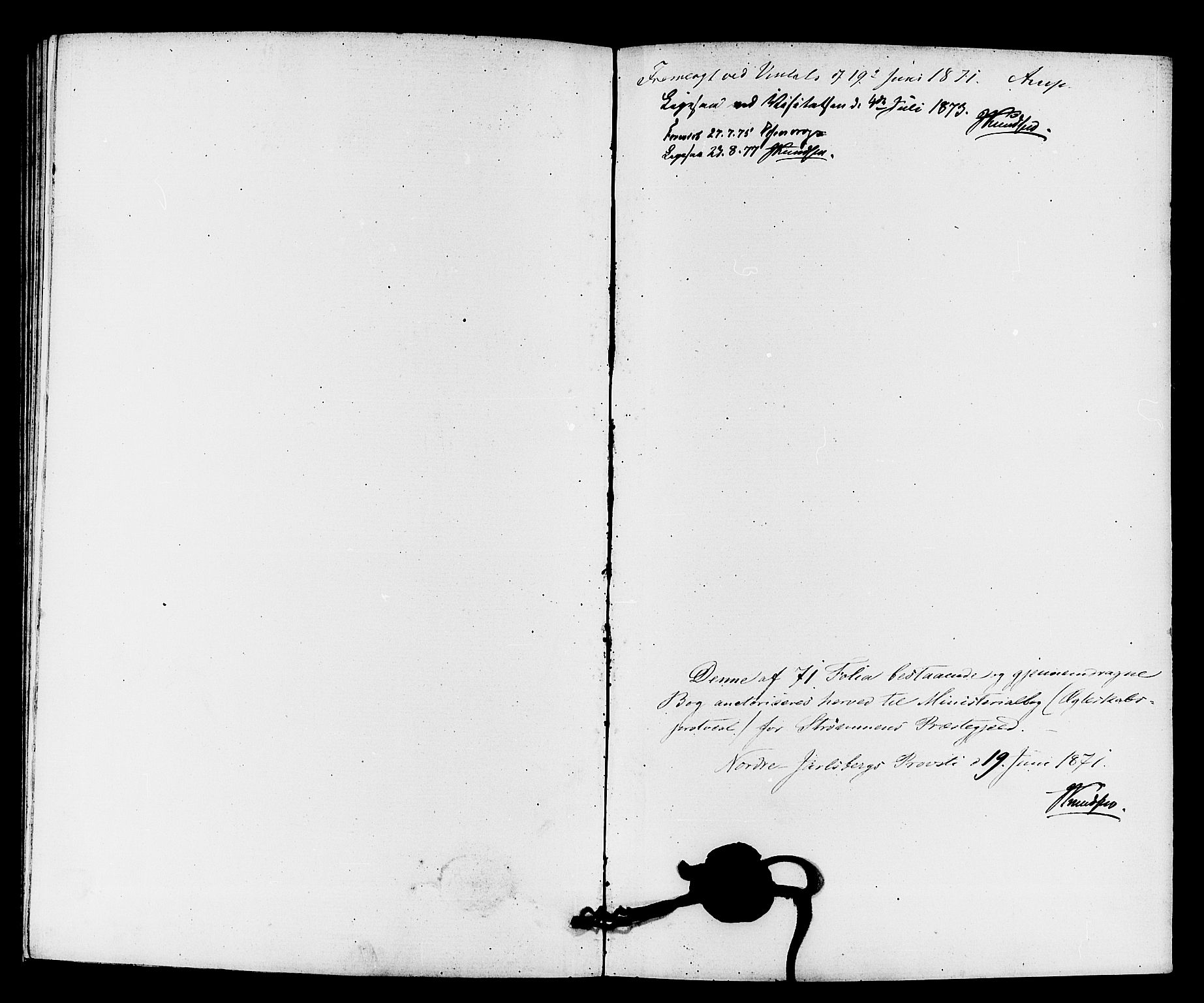 Strømm kirkebøker, SAKO/A-322/F/Fa/L0003: Parish register (official) no. I 3, 1870-1877