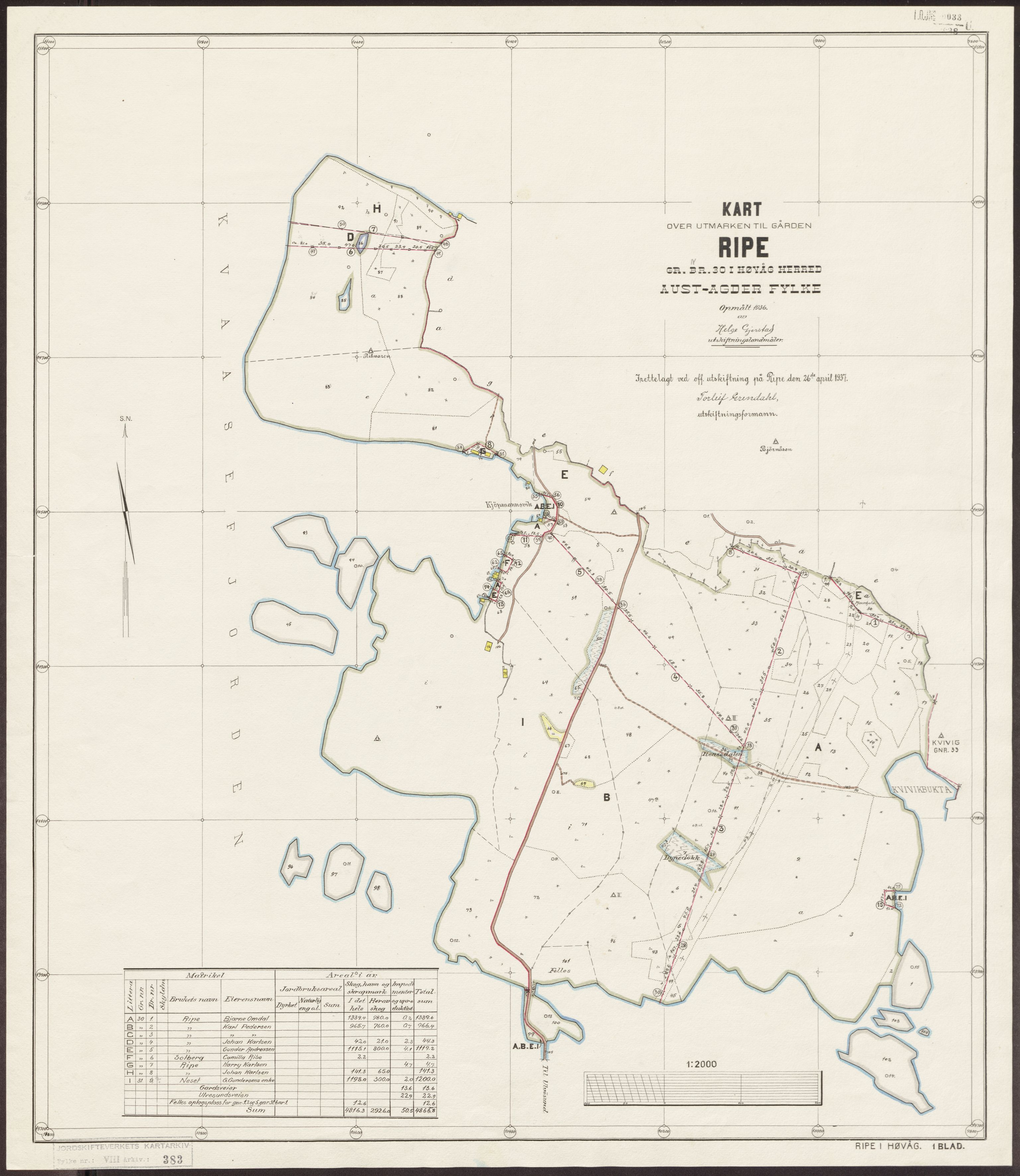 Jordskifteverkets kartarkiv, RA/S-3929/T, 1859-1988, p. 536
