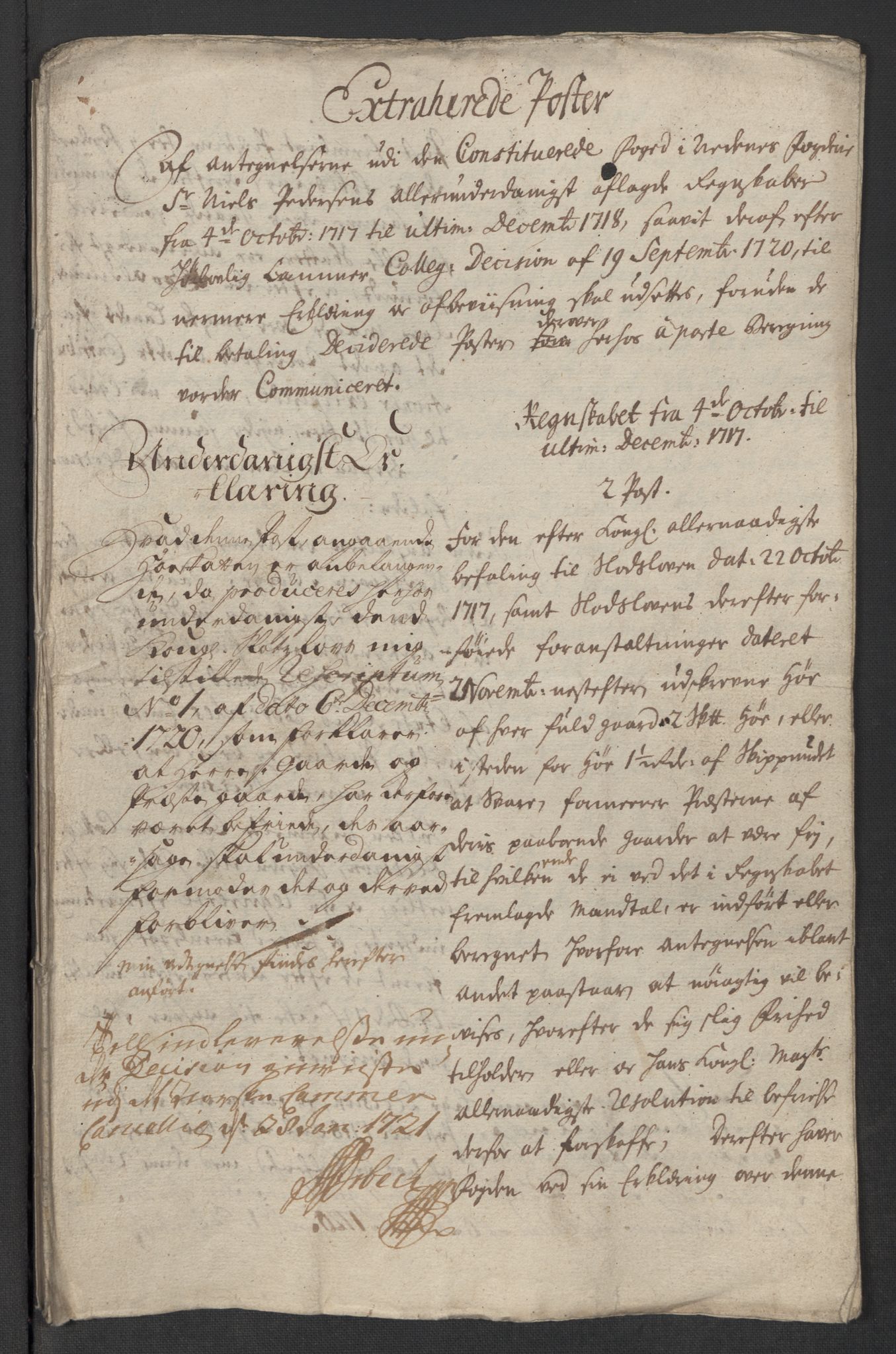 Rentekammeret inntil 1814, Reviderte regnskaper, Fogderegnskap, AV/RA-EA-4092/R39/L2328: Fogderegnskap Nedenes, 1718, p. 411