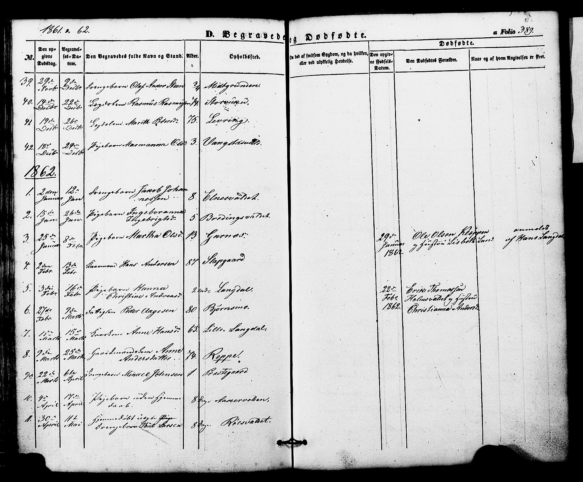 Ministerialprotokoller, klokkerbøker og fødselsregistre - Nord-Trøndelag, SAT/A-1458/724/L0268: Parish register (copy) no. 724C04, 1846-1878, p. 389