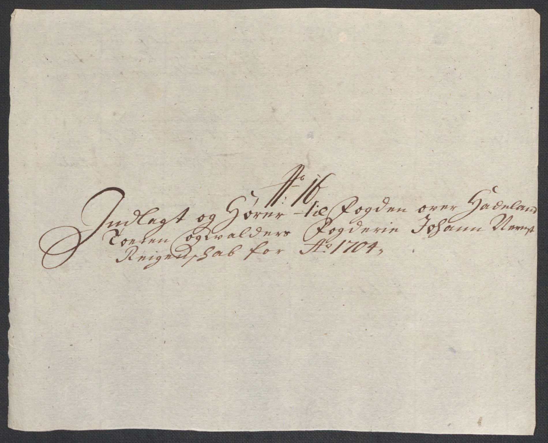 Rentekammeret inntil 1814, Reviderte regnskaper, Fogderegnskap, AV/RA-EA-4092/R18/L1302: Fogderegnskap Hadeland, Toten og Valdres, 1704, p. 92