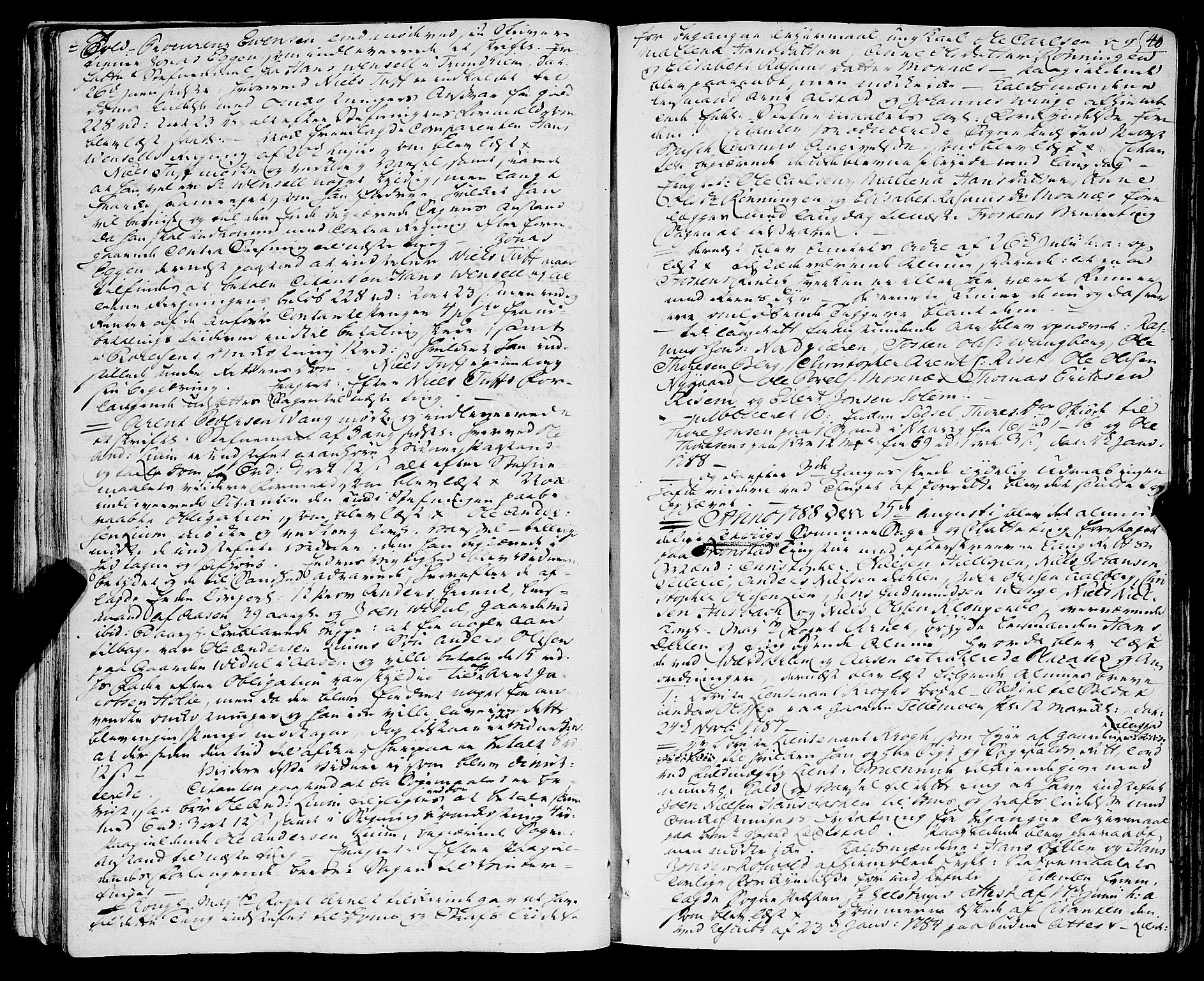 Stjør- og Verdal sorenskriveri, AV/SAT-A-4167/1/1/1Aa/L0017: Tingbok, 1788-1792, p. 39b-40a