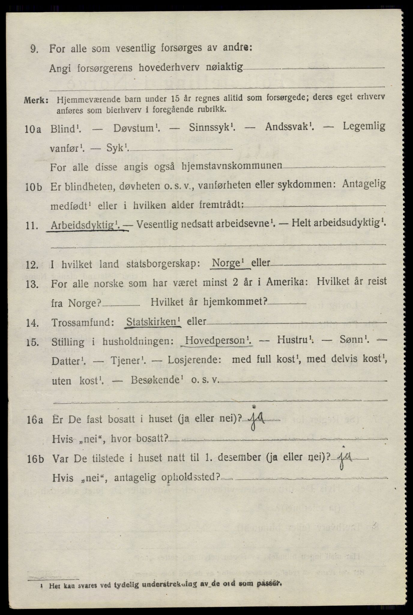 SAO, 1920 census for Hobøl, 1920, p. 2443