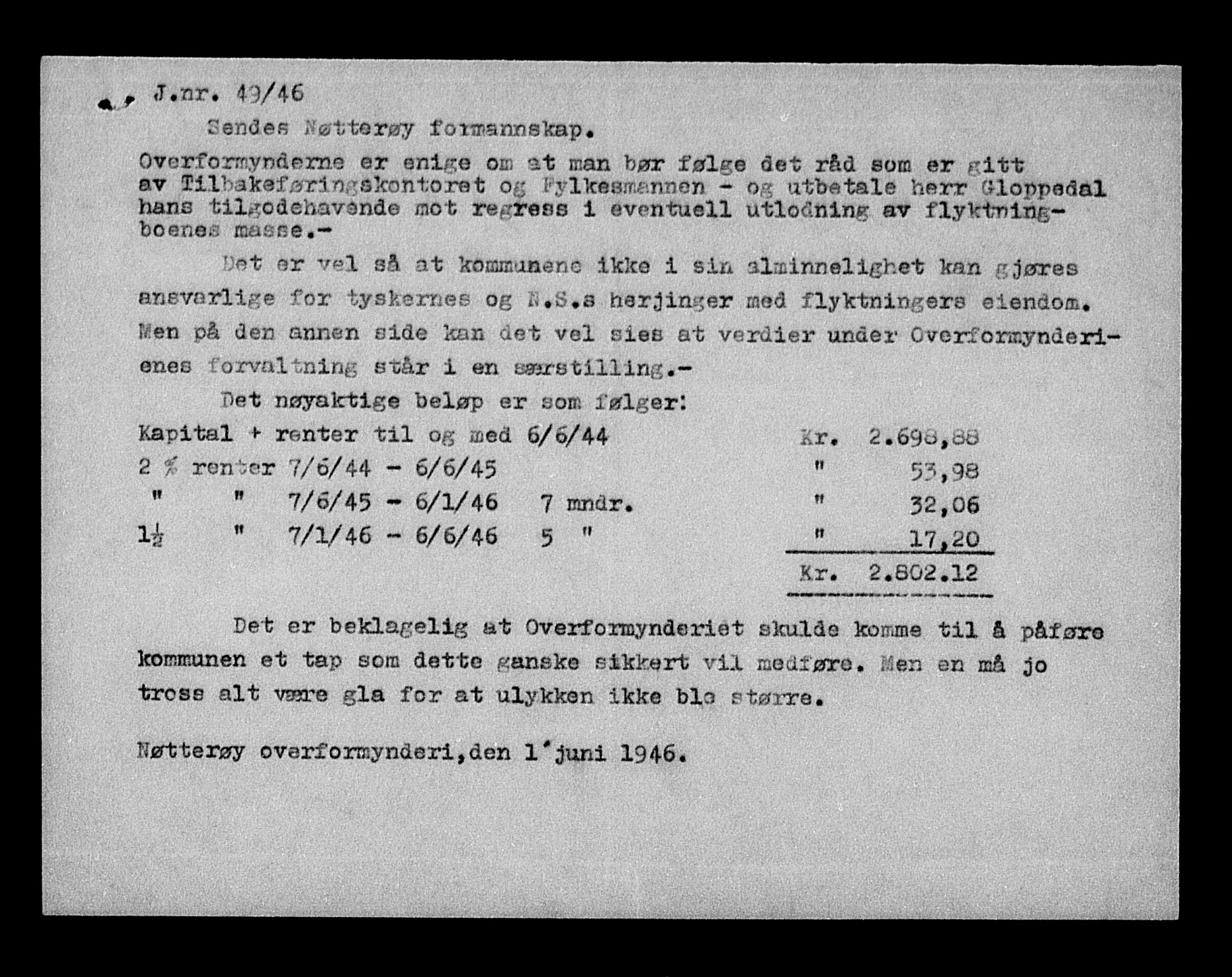 Justisdepartementet, Tilbakeføringskontoret for inndratte formuer, AV/RA-S-1564/H/Hc/Hcd/L0995: --, 1945-1947, p. 794