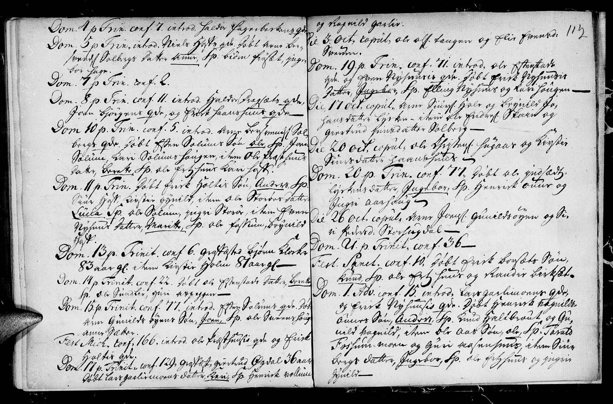 Ministerialprotokoller, klokkerbøker og fødselsregistre - Sør-Trøndelag, SAT/A-1456/689/L1036: Parish register (official) no. 689A01, 1696-1746, p. 112