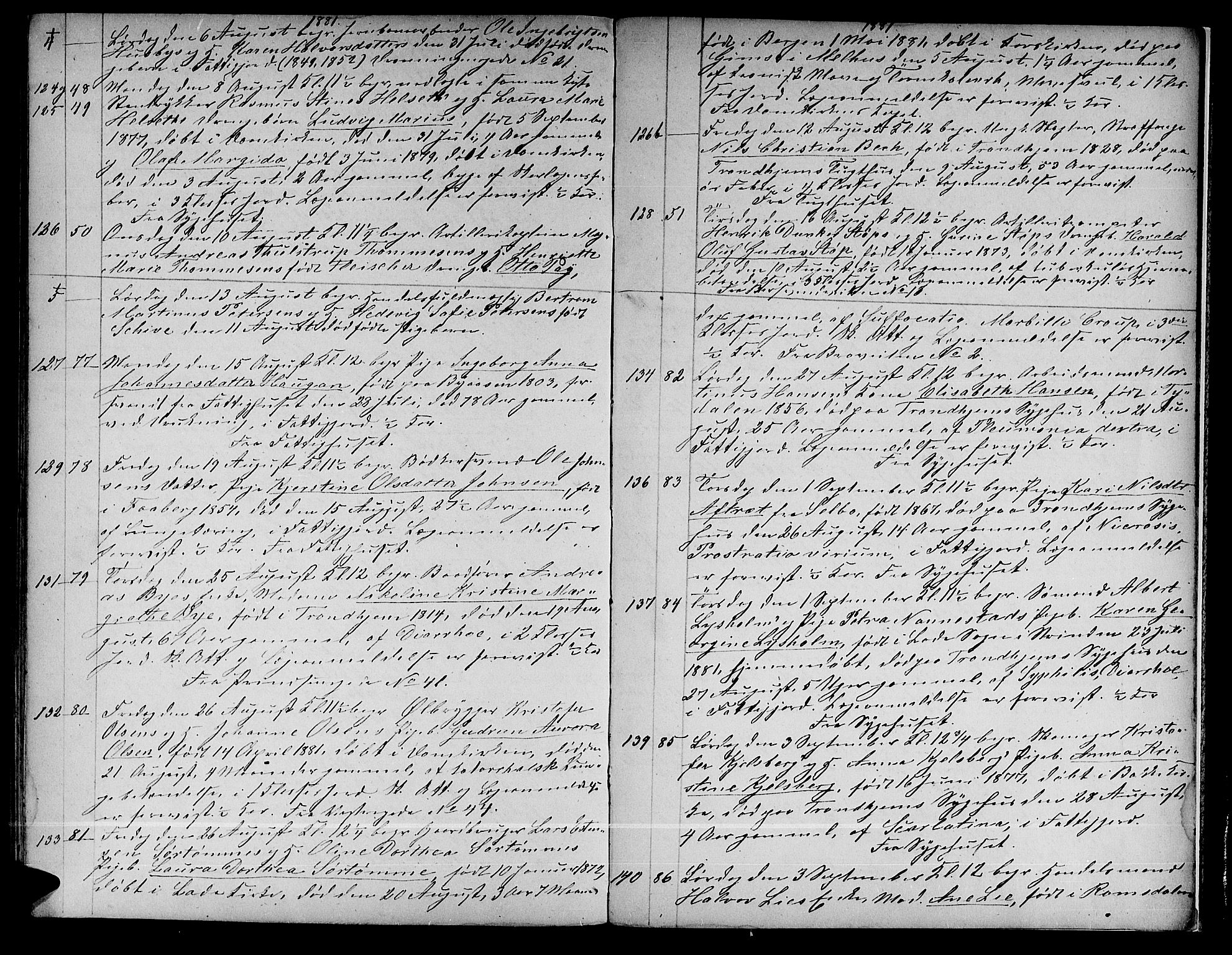 Ministerialprotokoller, klokkerbøker og fødselsregistre - Sør-Trøndelag, AV/SAT-A-1456/601/L0084: Parish register (copy) no. 601C02, 1856-1881