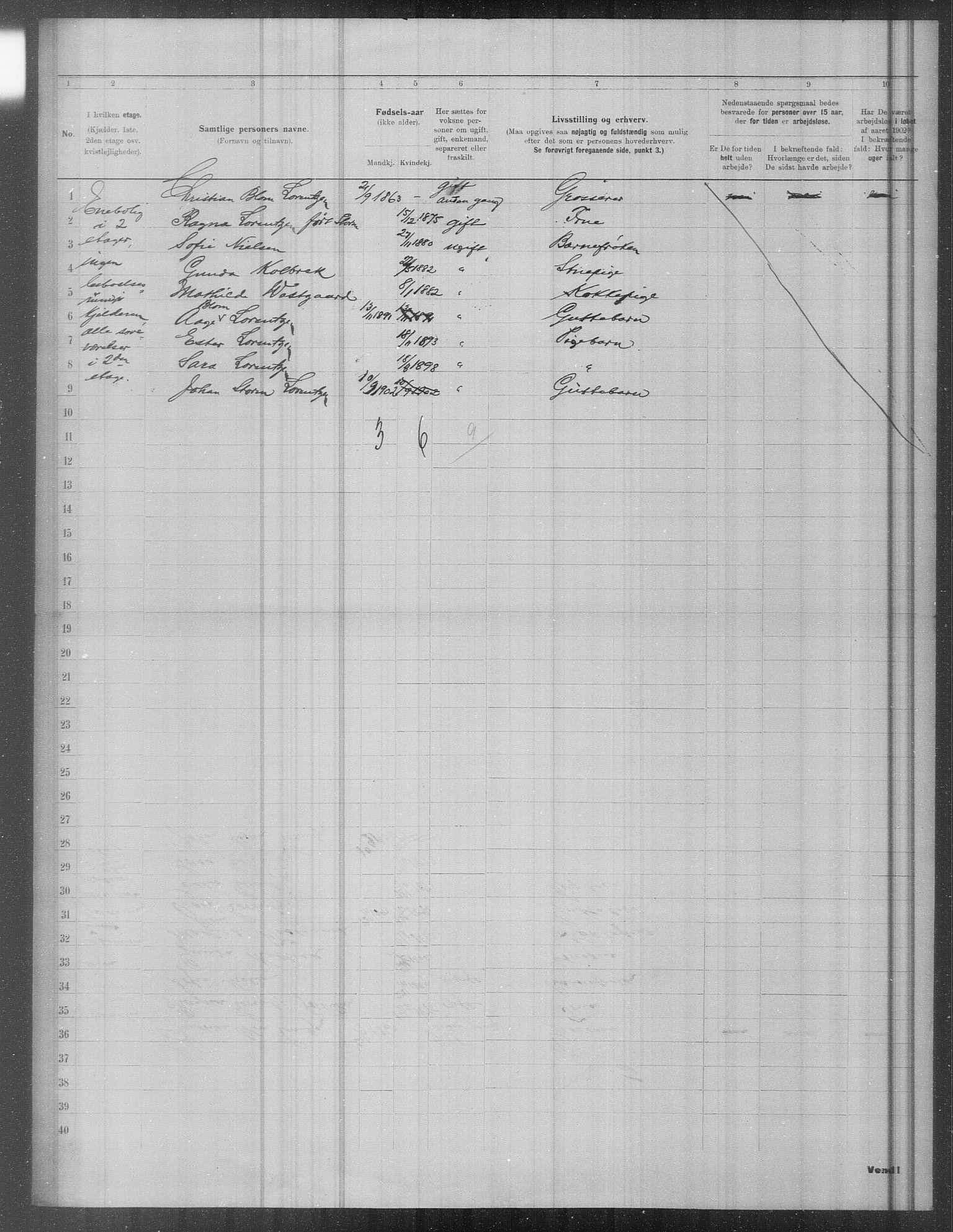 OBA, Municipal Census 1902 for Kristiania, 1902, p. 20683