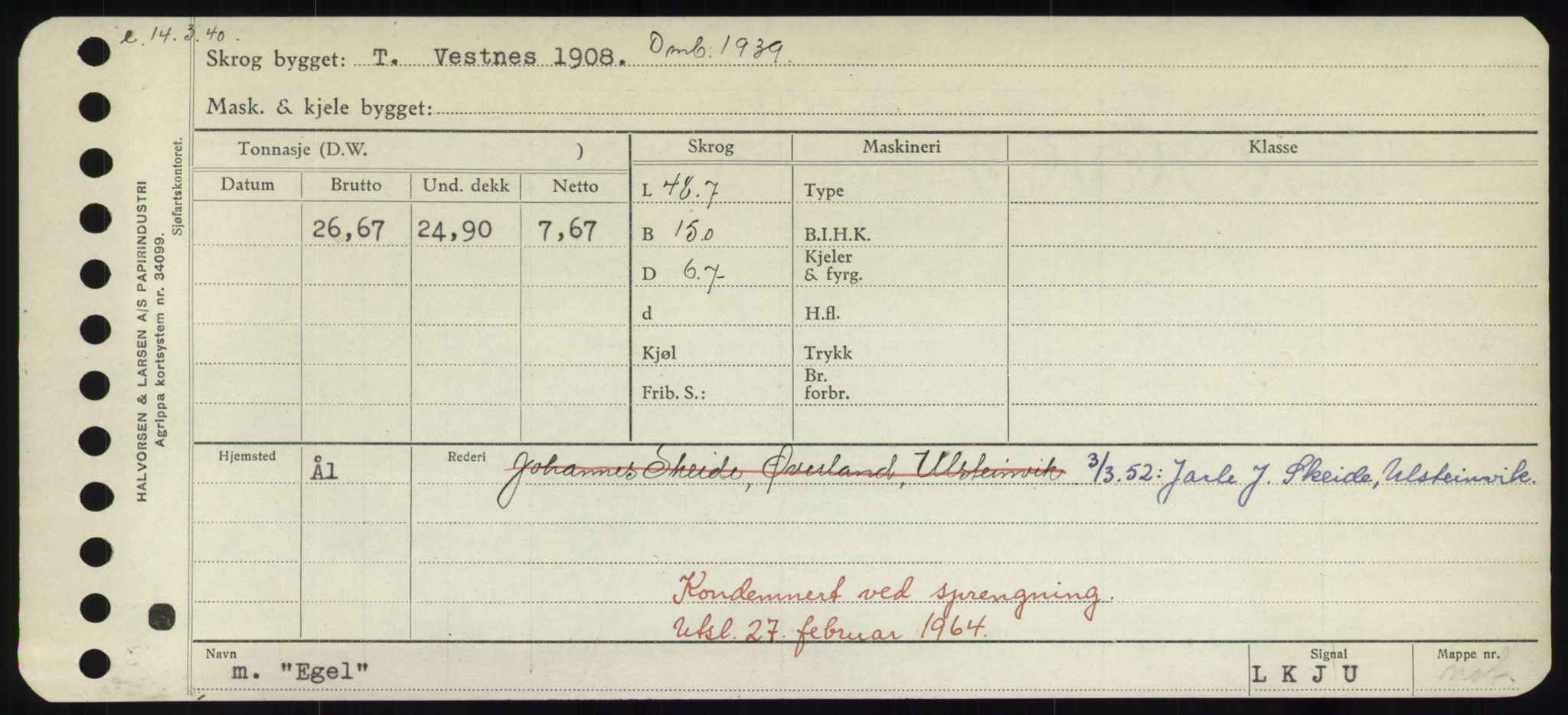 Sjøfartsdirektoratet med forløpere, Skipsmålingen, AV/RA-S-1627/H/Hd/L0009: Fartøy, E, p. 79