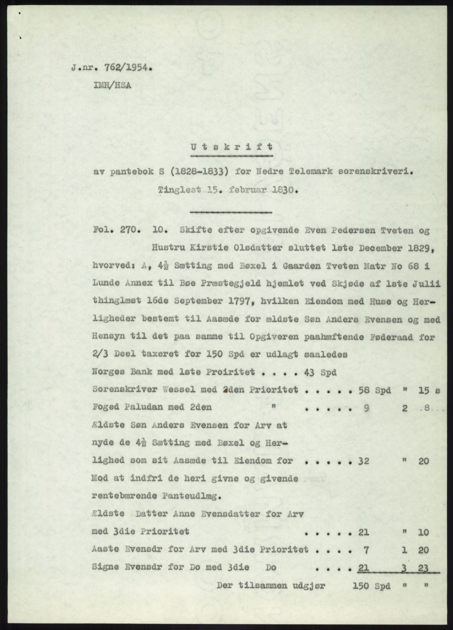 Statsarkivet i Kongsberg, SAKO/A-0001, 1944-1954, p. 382