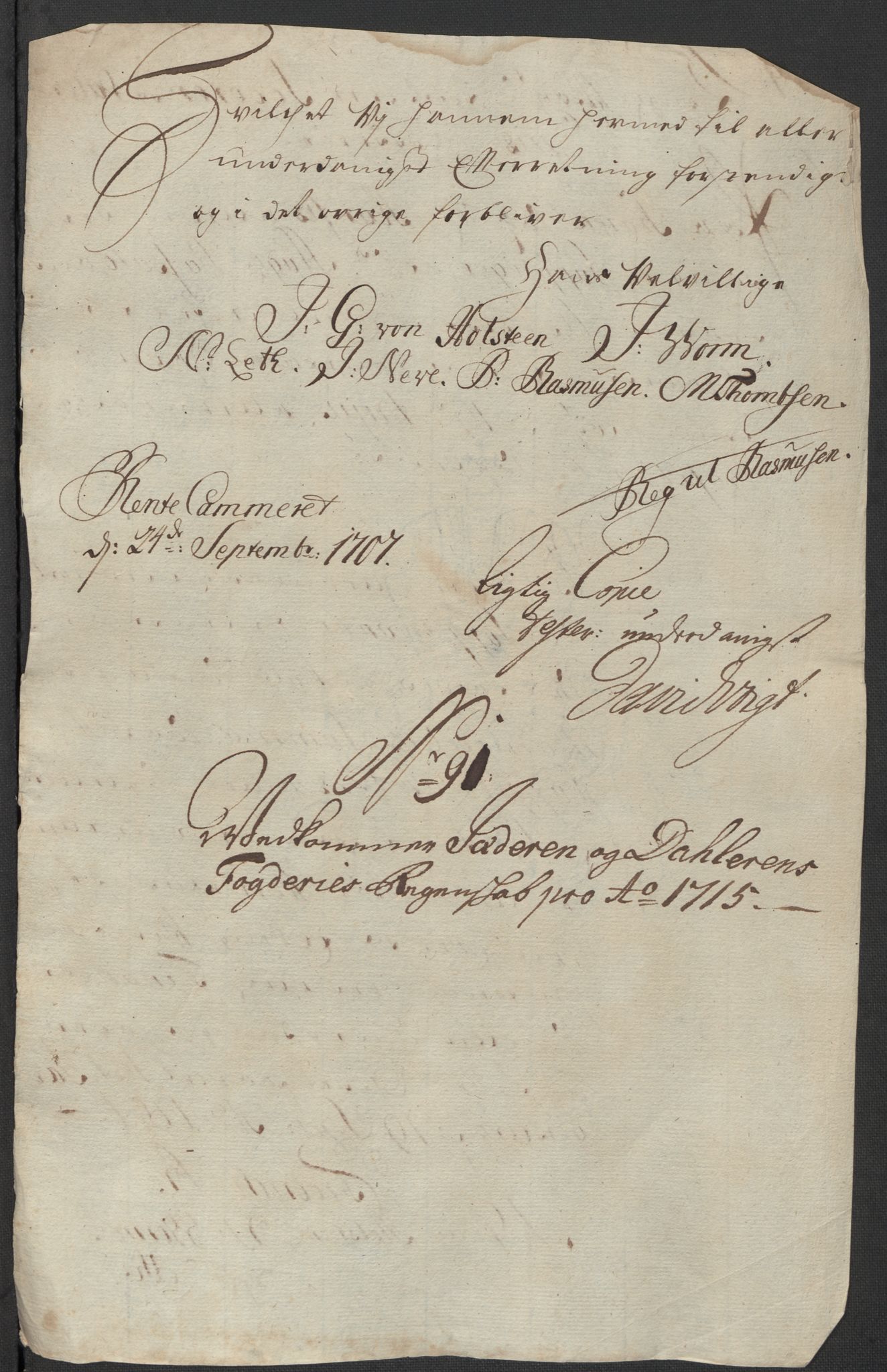 Rentekammeret inntil 1814, Reviderte regnskaper, Fogderegnskap, AV/RA-EA-4092/R46/L2740: Fogderegnskap Jæren og Dalane, 1715-1716, p. 280