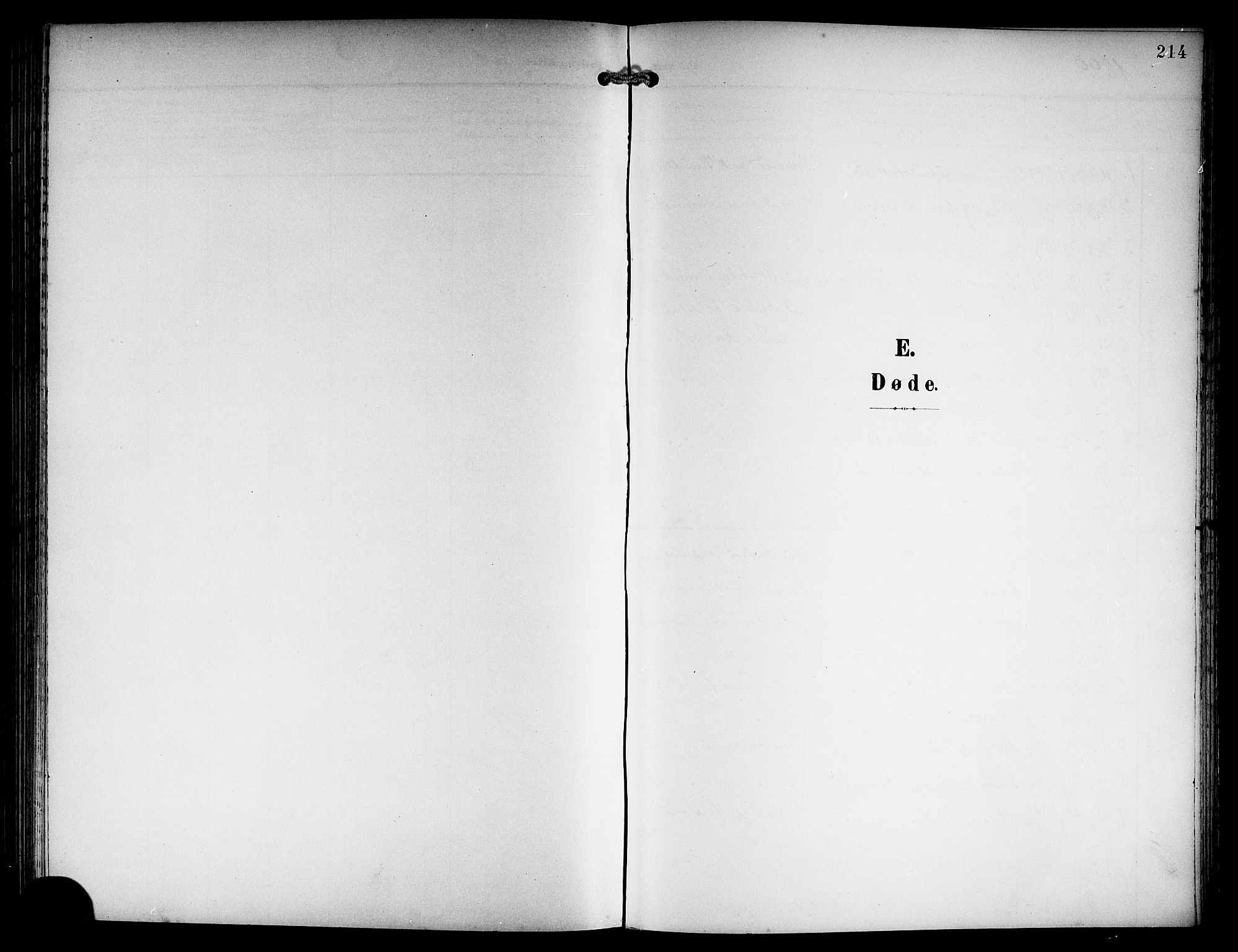 Hamre sokneprestembete, SAB/A-75501/H/Ha/Hab: Parish register (copy) no. B 4, 1898-1919, p. 214