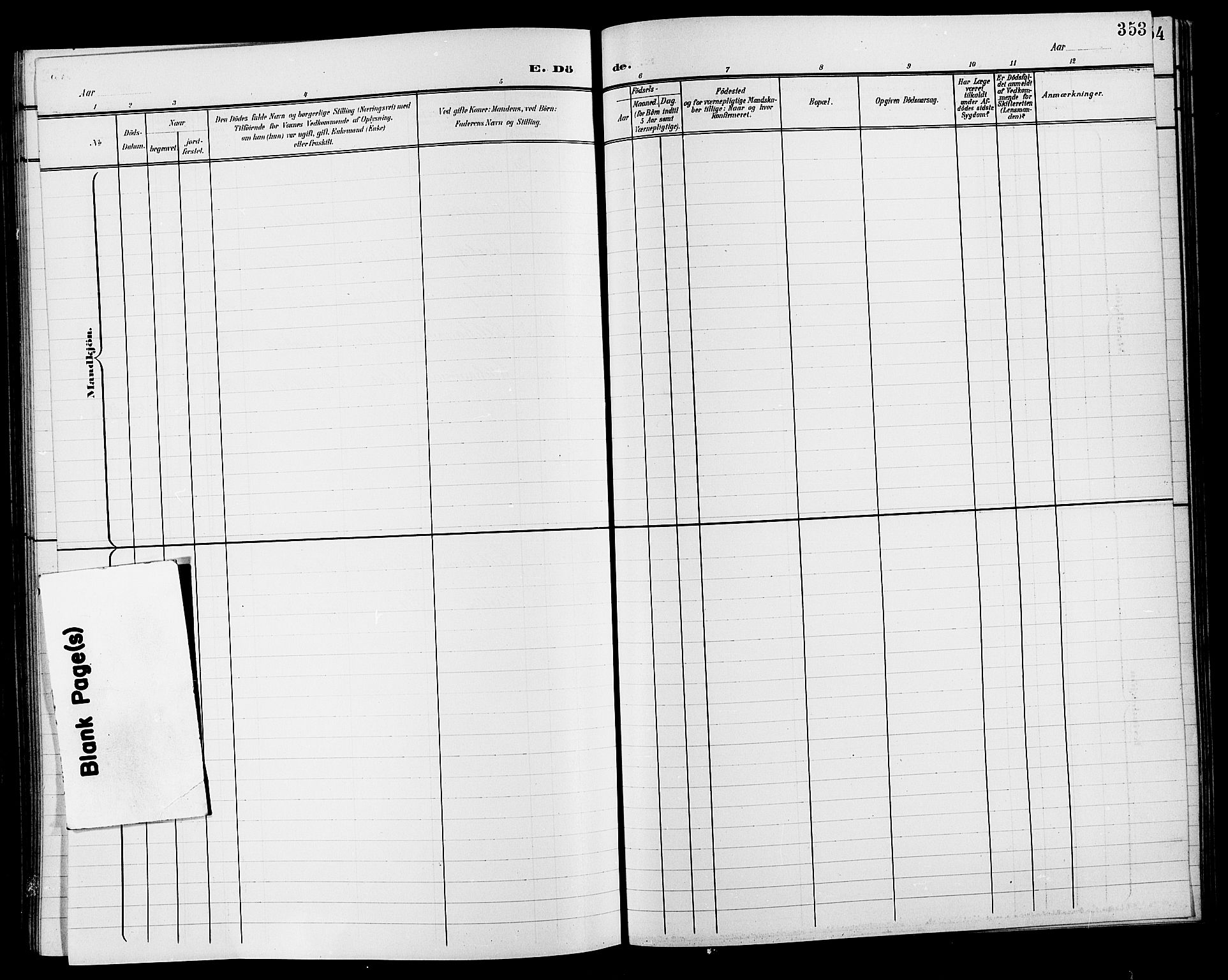 Lillehammer prestekontor, AV/SAH-PREST-088/H/Ha/Hab/L0001: Parish register (copy) no. 1, 1901-1913, p. 353