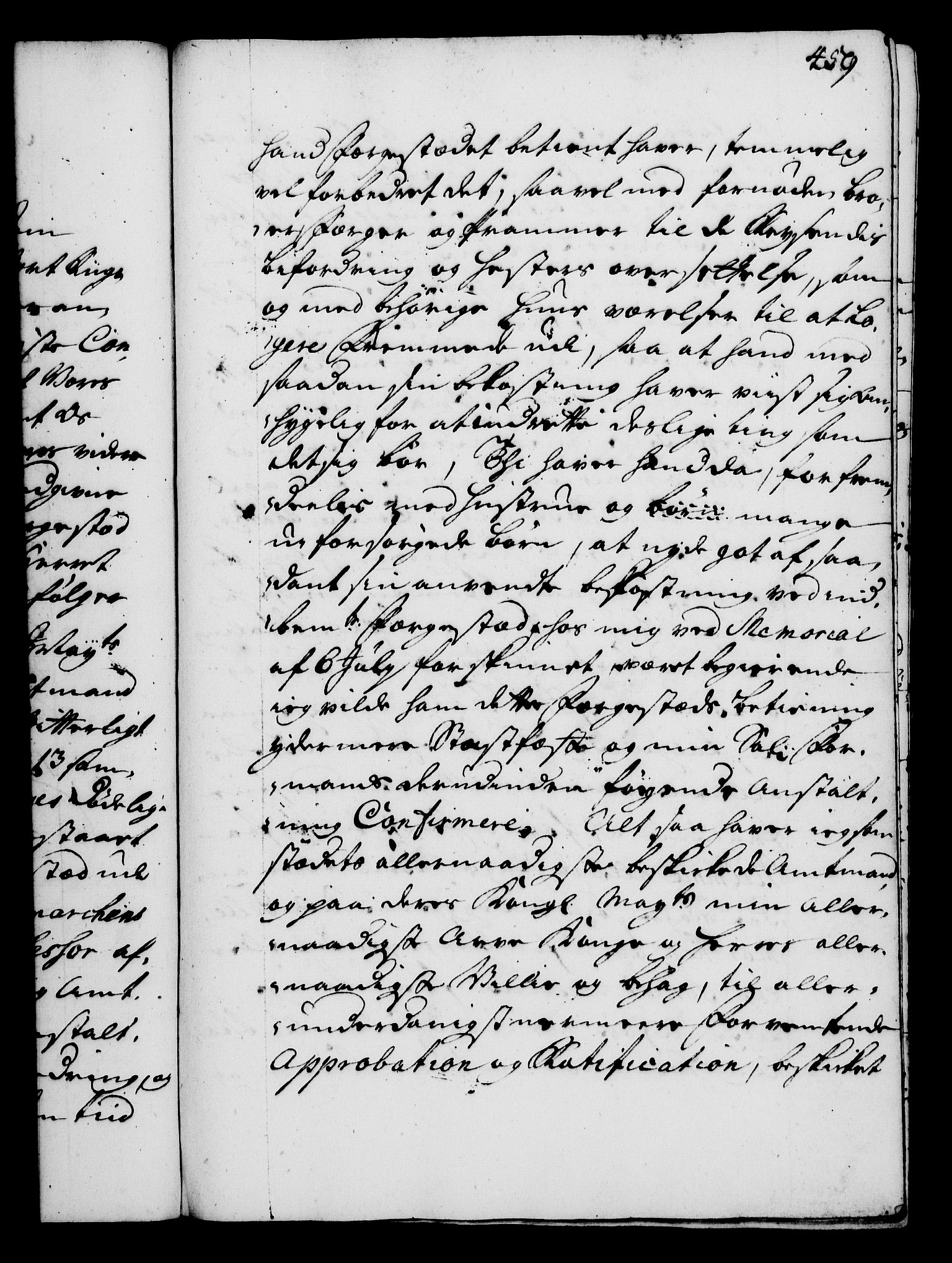 Rentekammeret, Kammerkanselliet, AV/RA-EA-3111/G/Gg/Gga/L0002: Norsk ekspedisjonsprotokoll med register (merket RK 53.2), 1723-1727, p. 459