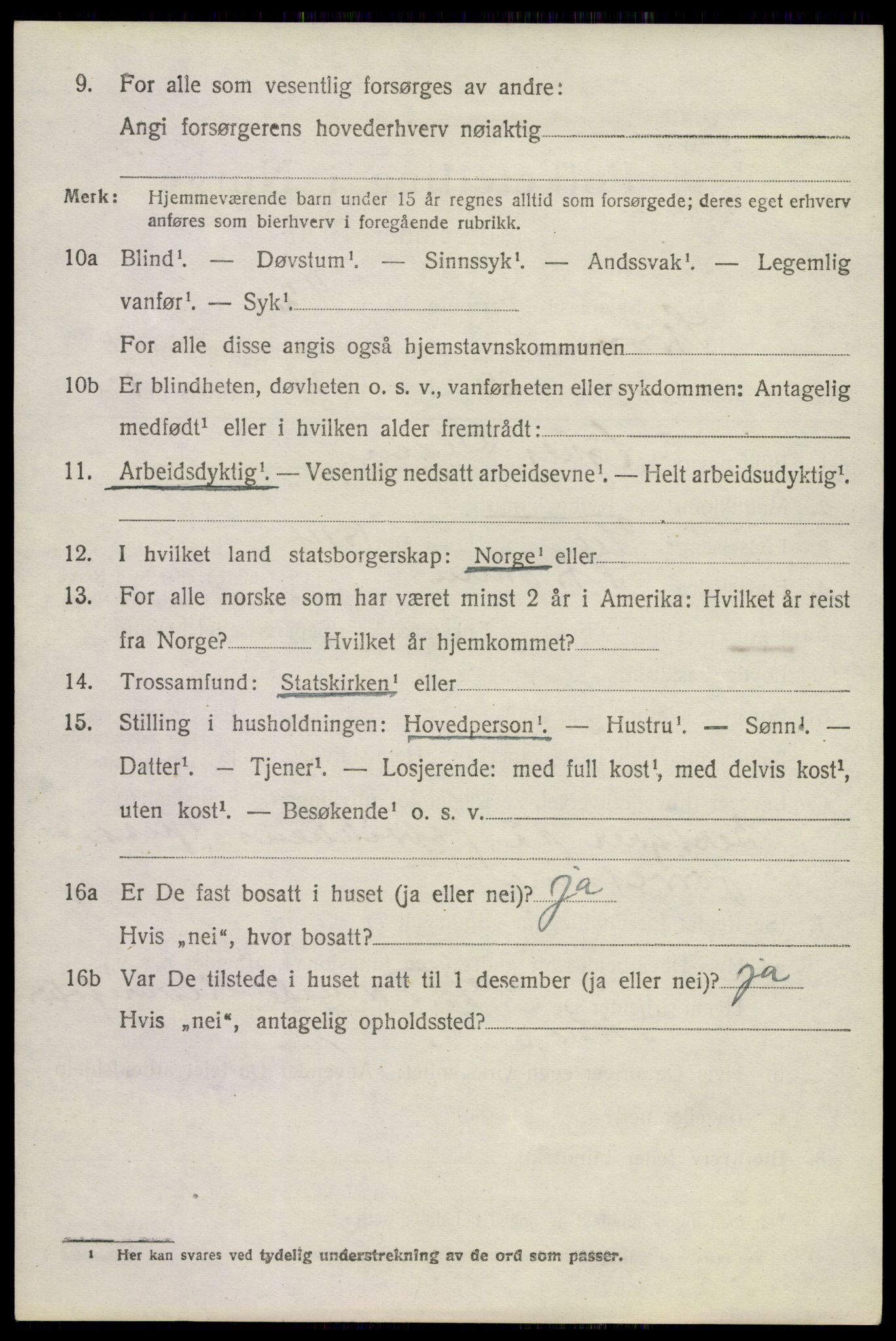 SAKO, 1920 census for Strømm, 1920, p. 3510