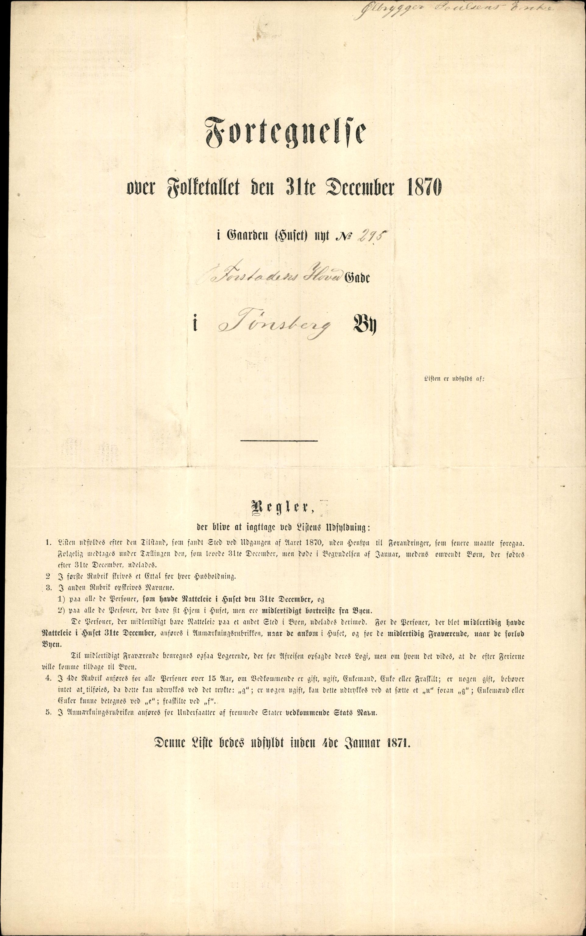 RA, 1870 census for 0705 Tønsberg, 1870, p. 612