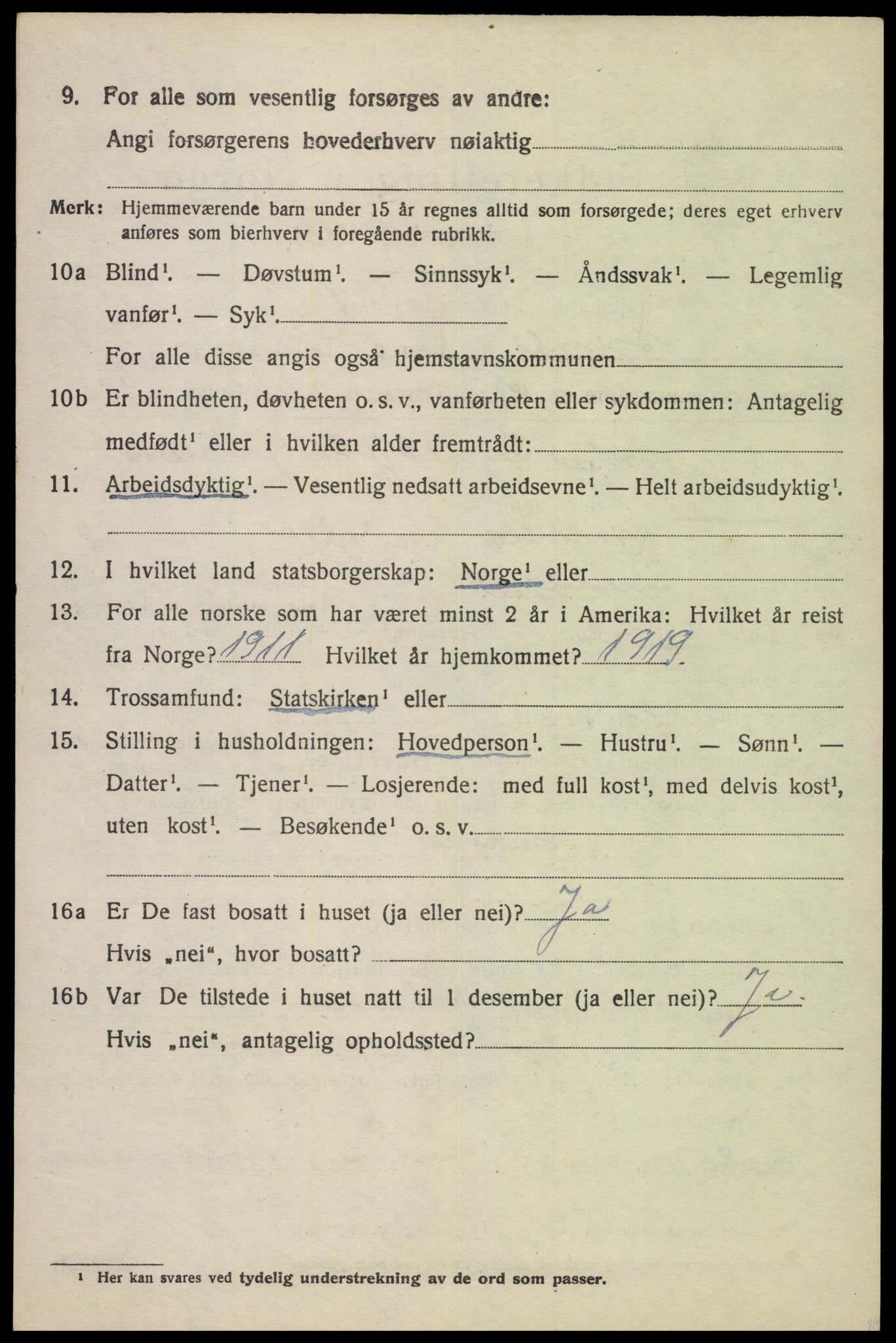 SAK, 1920 census for Spind, 1920, p. 2184