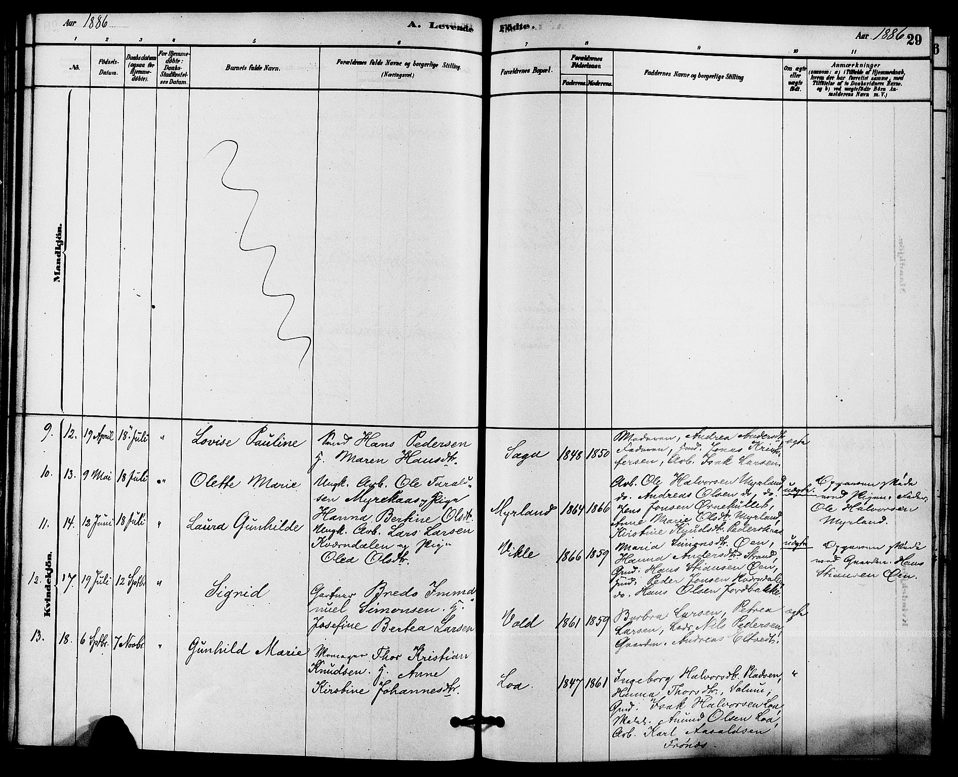 Solum kirkebøker, AV/SAKO-A-306/F/Fc/L0001: Parish register (official) no. III 1, 1877-1891, p. 29