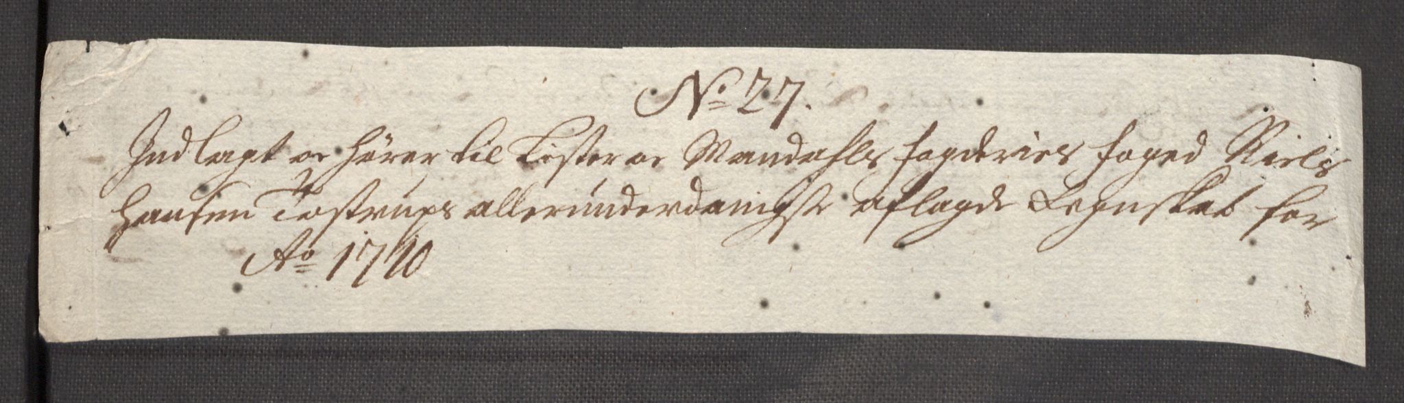 Rentekammeret inntil 1814, Reviderte regnskaper, Fogderegnskap, AV/RA-EA-4092/R43/L2553: Fogderegnskap Lista og Mandal, 1710, p. 108