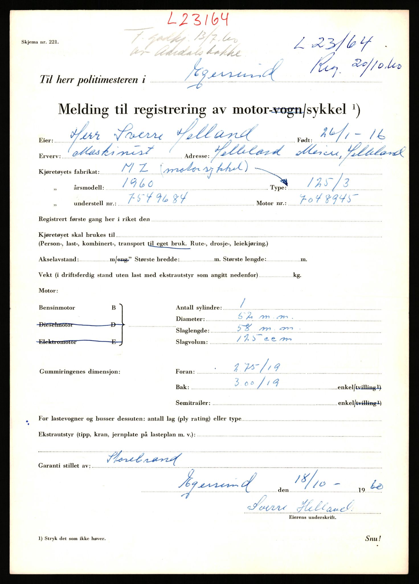 Stavanger trafikkstasjon, AV/SAST-A-101942/0/F/L0040: L-22800 - L-23999, 1930-1971, p. 985