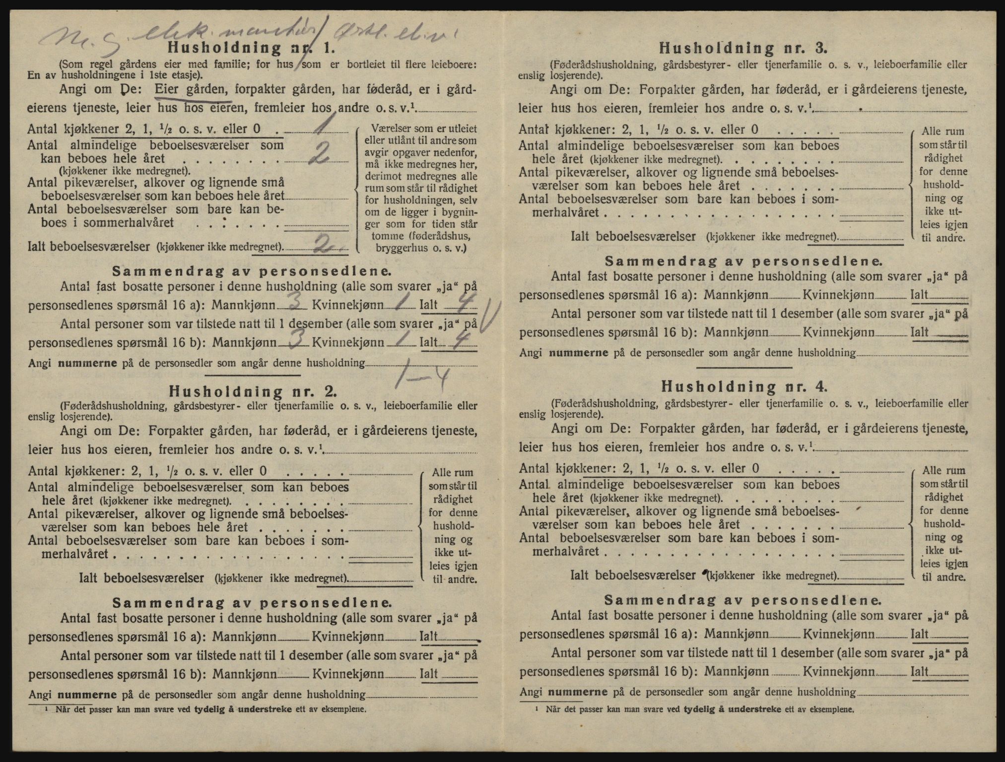 SAO, 1920 census for Glemmen, 1920, p. 2702