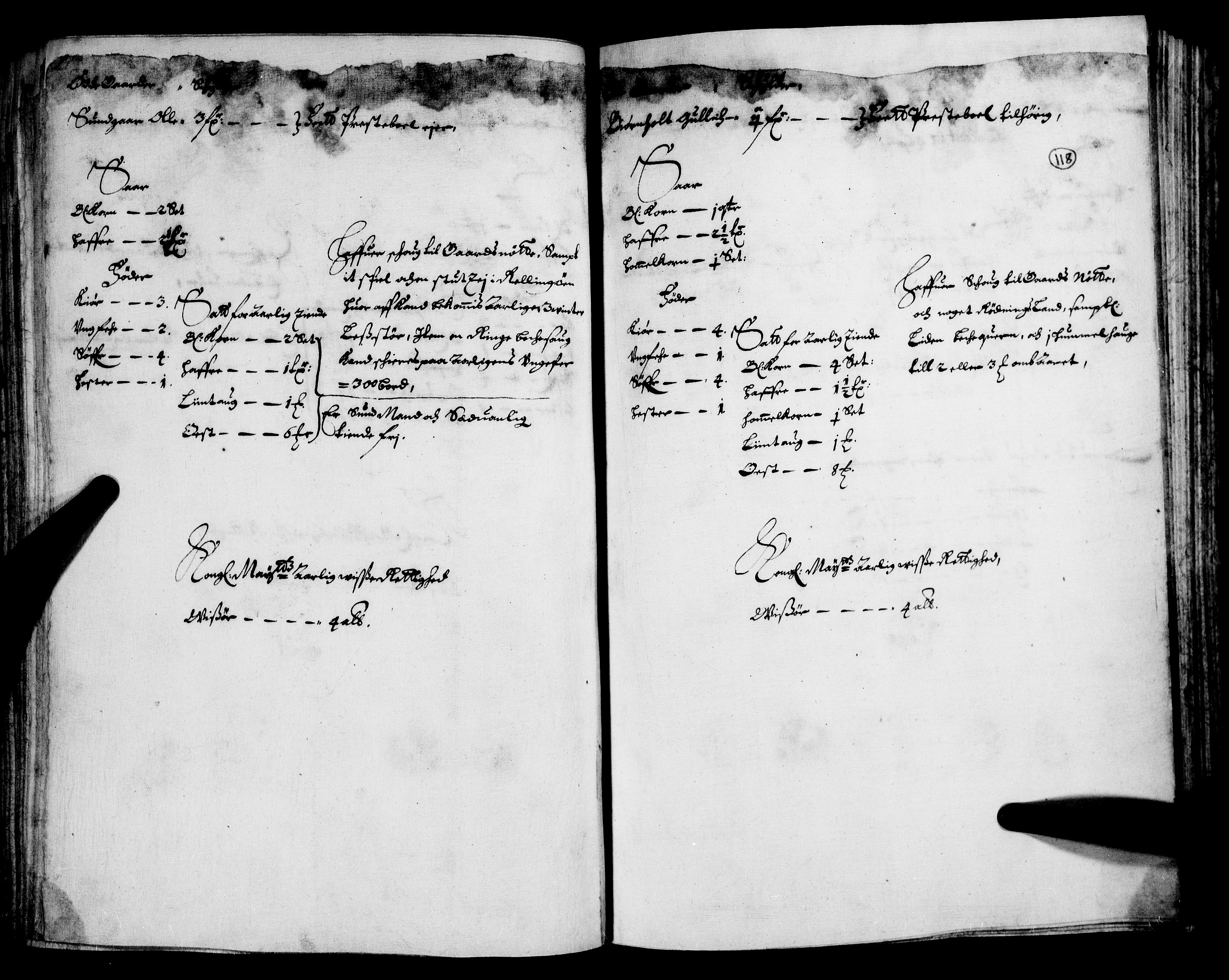 Rentekammeret inntil 1814, Realistisk ordnet avdeling, AV/RA-EA-4070/N/Nb/Nba/L0007: Nedre Romerike fogderi, 1. del, 1666, p. 117b-118a