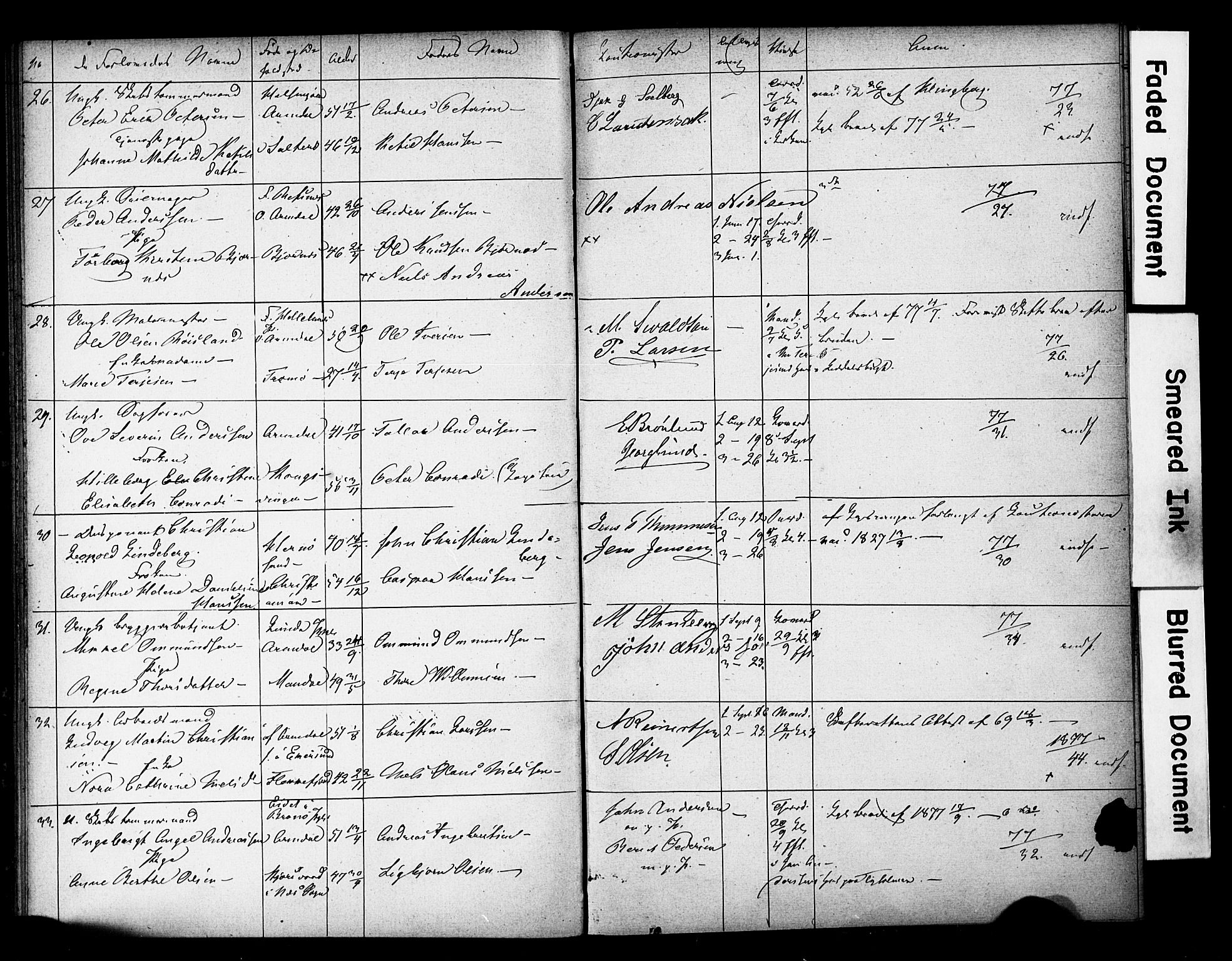 Arendal sokneprestkontor, Trefoldighet, AV/SAK-1111-0040/F/Fe/L0003: Banns register no. A VI 3, 1872-1879