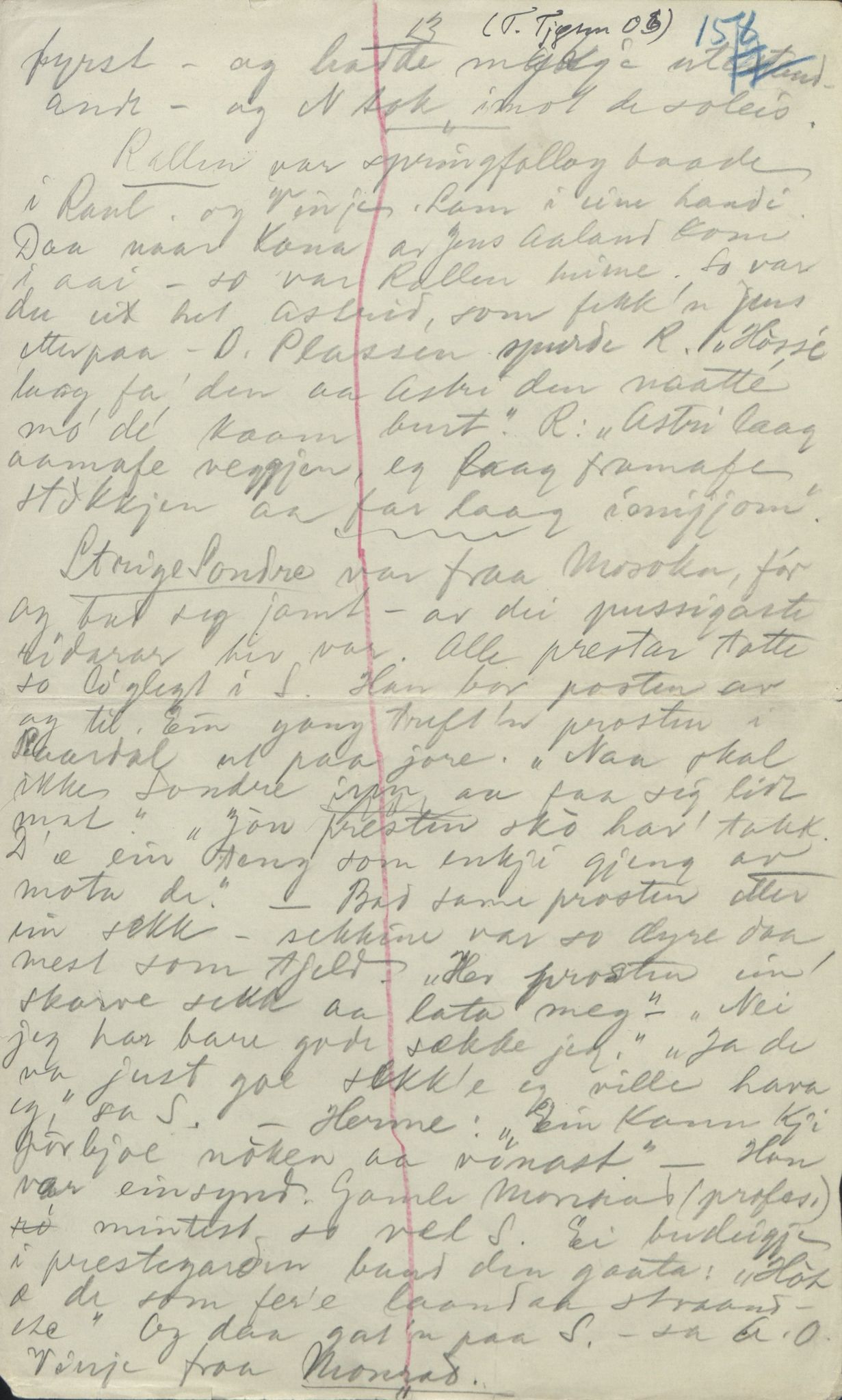 Rikard Berge, TEMU/TGM-A-1003/F/L0004/0051: 101-159 / 154 Grungedal, Vinje o.a. Sondre dreparen. Ætteliste, 1903-1906, p. 158