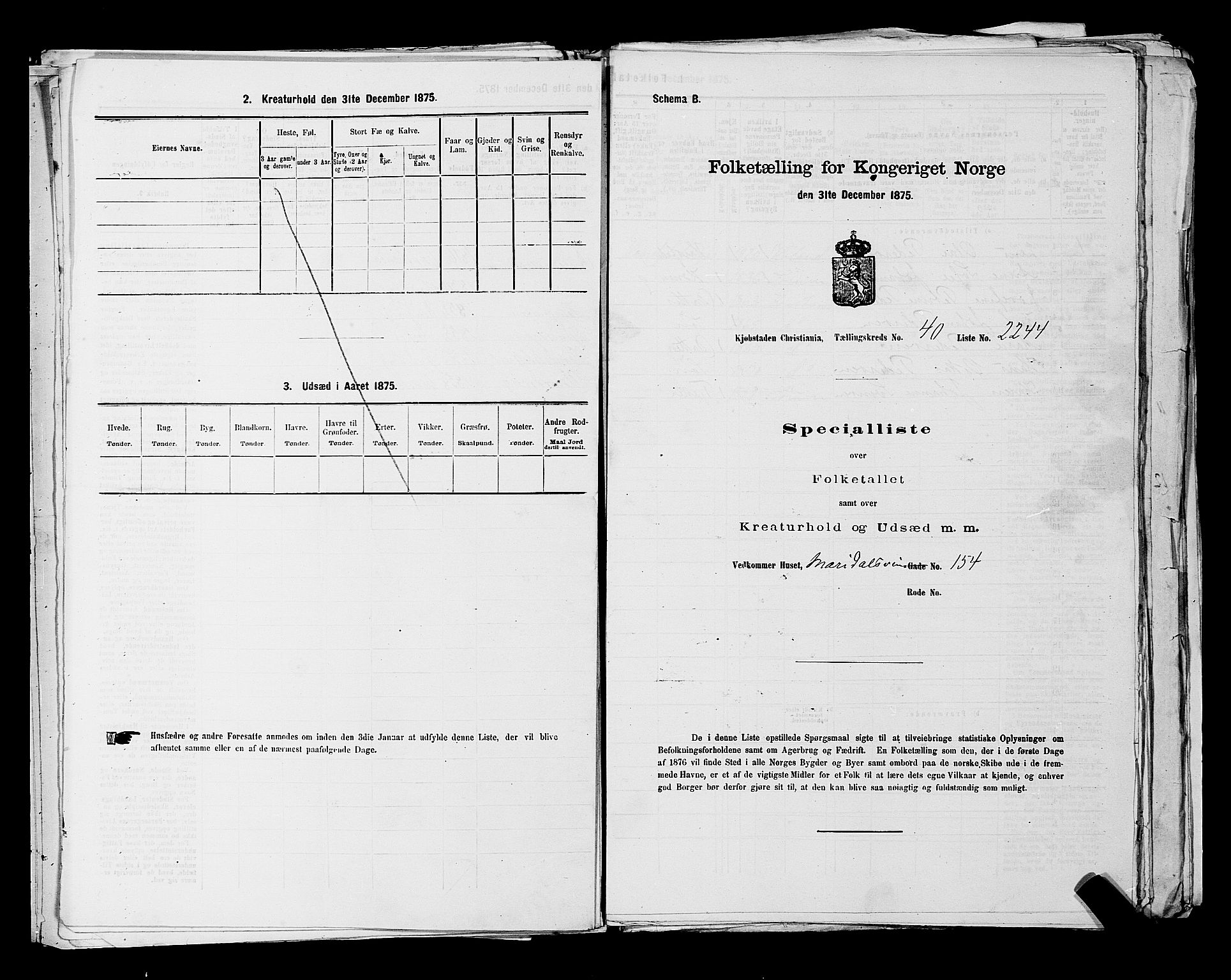 RA, 1875 census for 0301 Kristiania, 1875, p. 6377