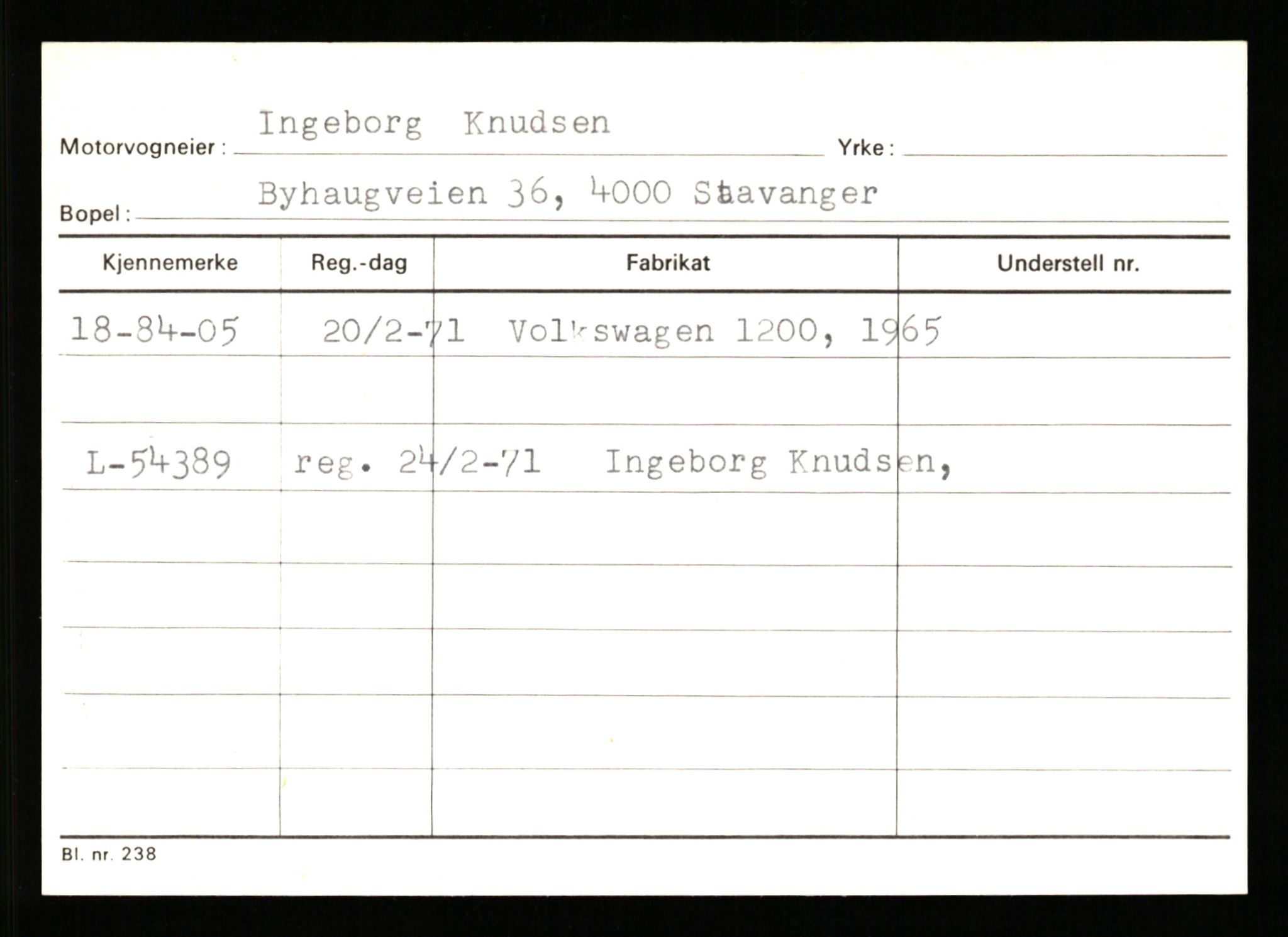 Stavanger trafikkstasjon, AV/SAST-A-101942/0/G/L0010: Registreringsnummer: 130000 - 239953, 1930-1971, p. 2091