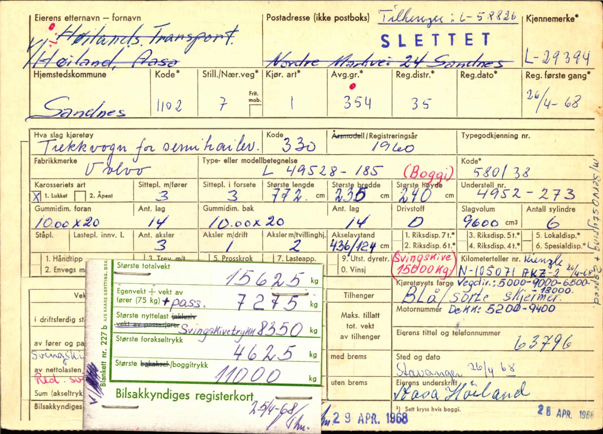 Stavanger trafikkstasjon, AV/SAST-A-101942/0/F/L0048: L-29100 - L-29899, 1930-1971, p. 799