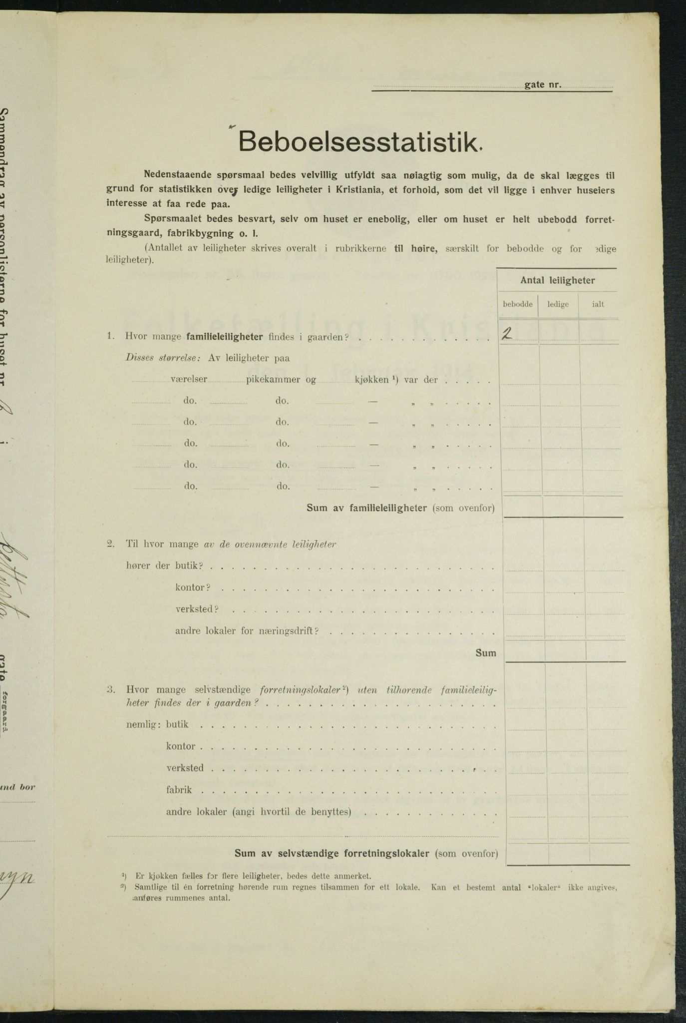 OBA, Municipal Census 1914 for Kristiania, 1914, p. 22518