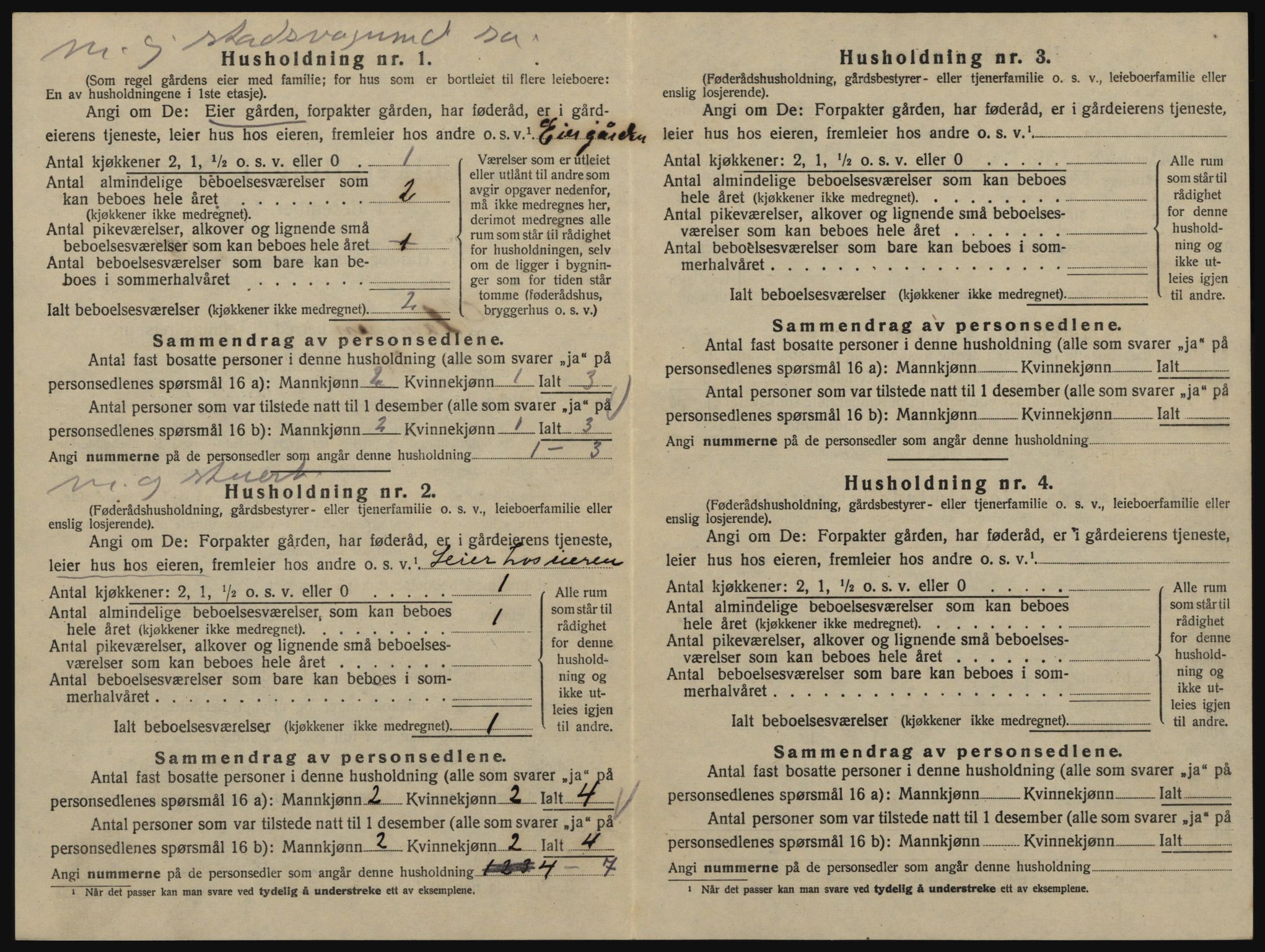 SAO, 1920 census for Glemmen, 1920, p. 2410