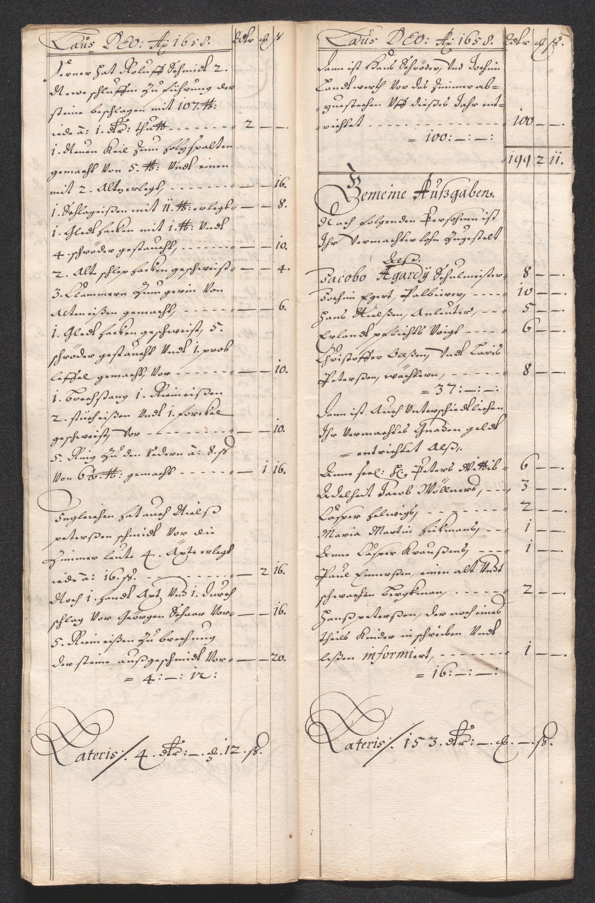 Kongsberg Sølvverk 1623-1816, AV/SAKO-EA-3135/001/D/Dc/Dcd/L0033: Utgiftsregnskap for gruver m.m. , 1658, p. 249