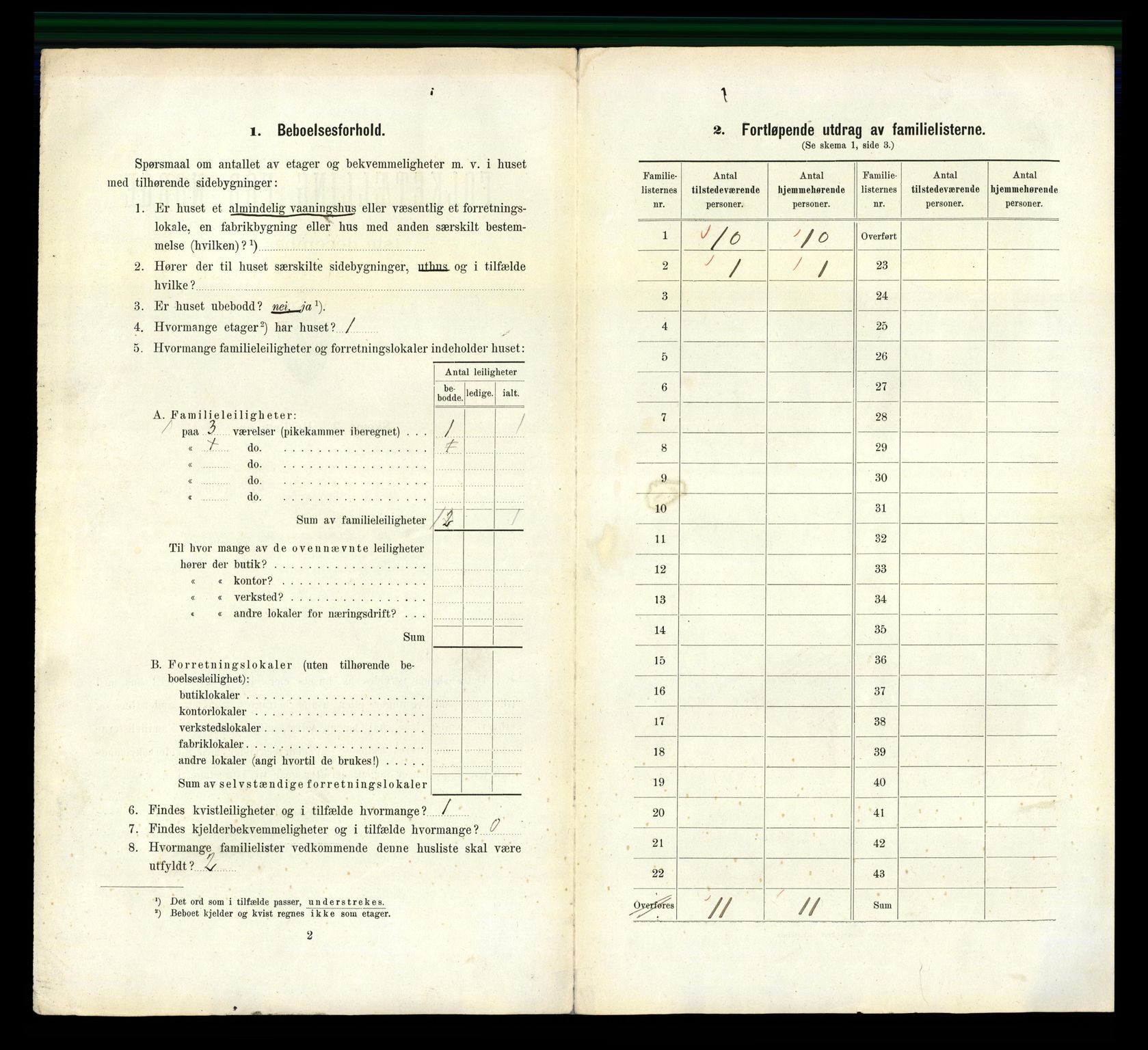 RA, 1910 census for Horten, 1910, p. 1645