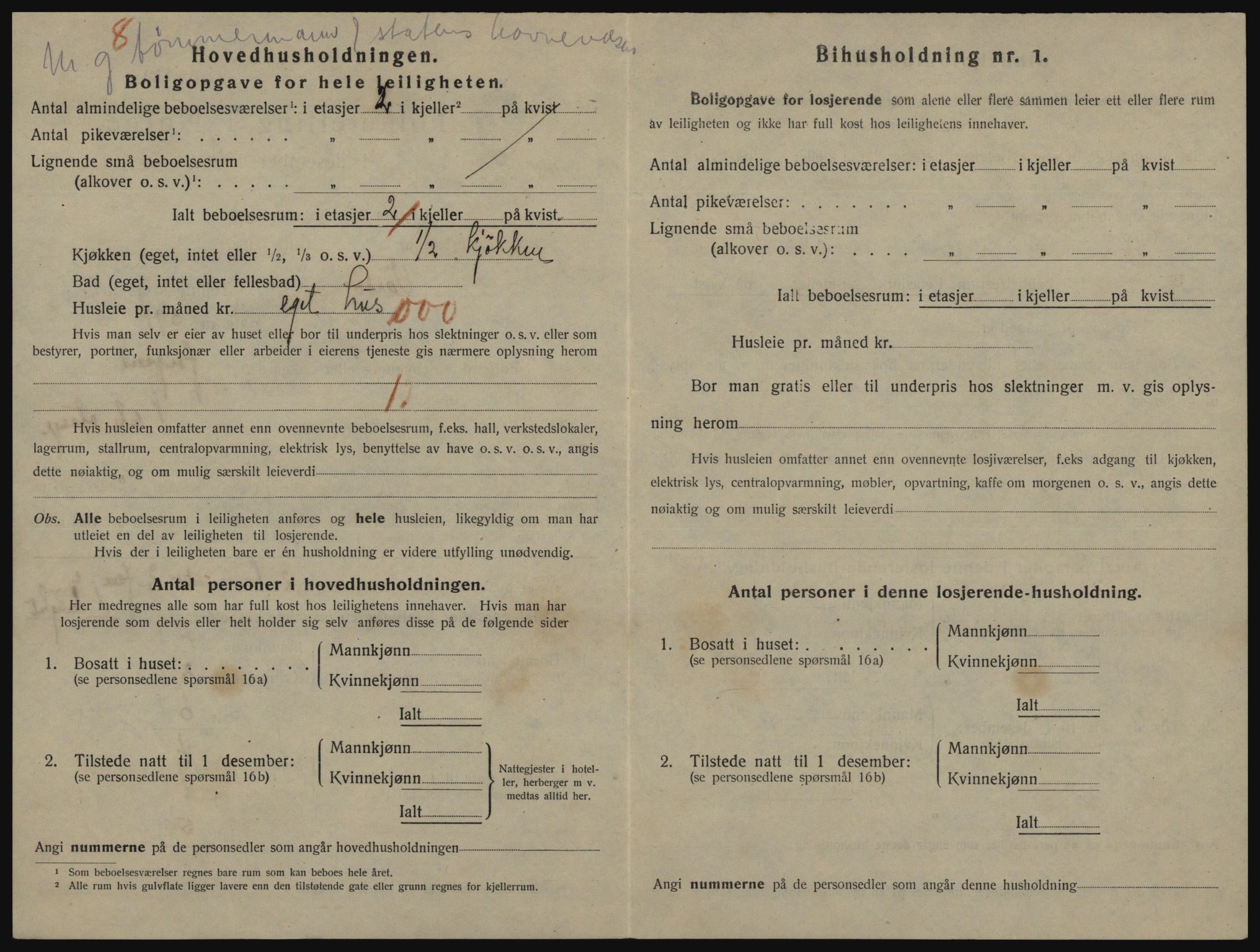 SATØ, 1920 census for Vardø, 1920, p. 2198