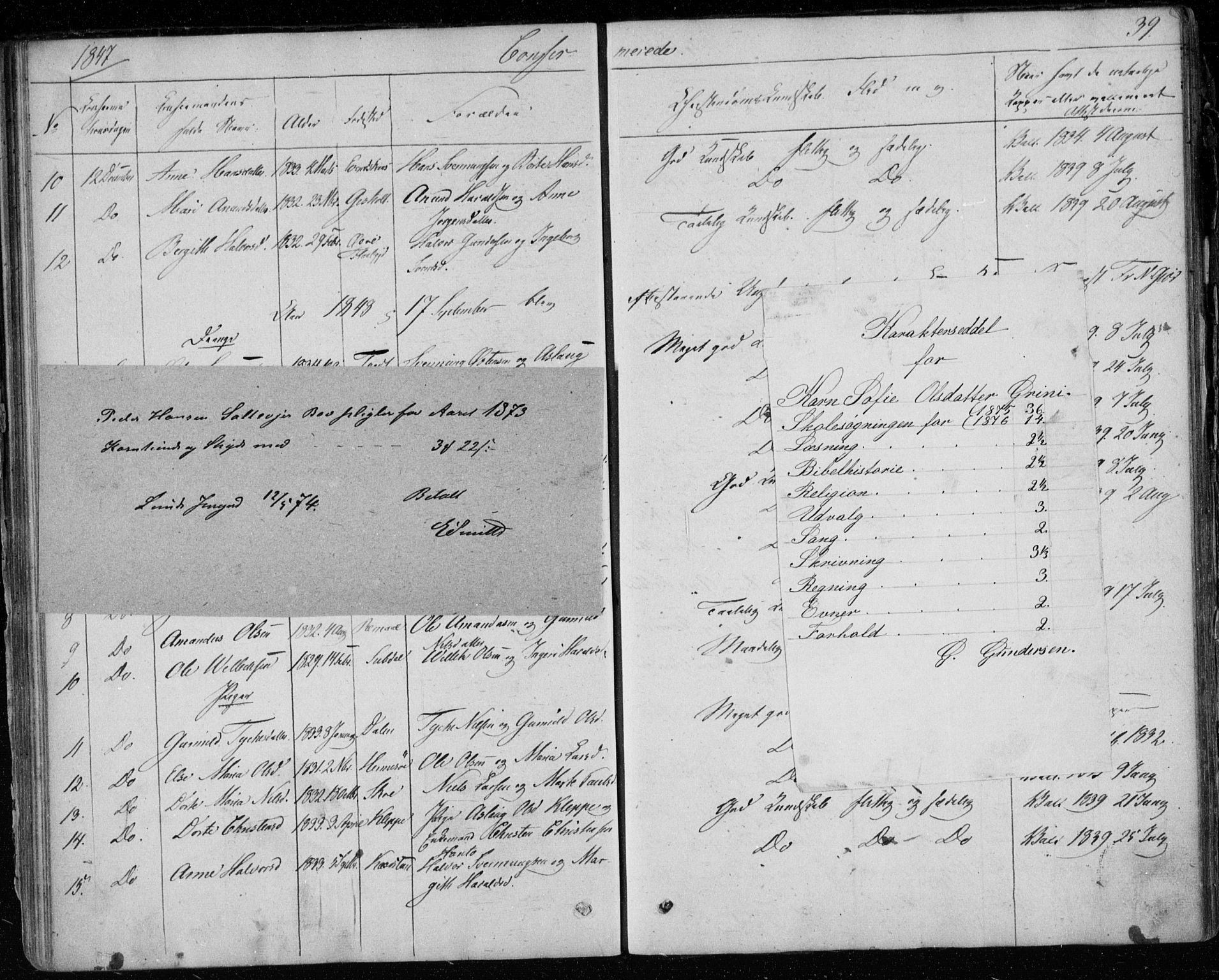 Lunde kirkebøker, SAKO/A-282/F/Fb/L0001: Parish register (official) no. II 1, 1845-1861, p. 39