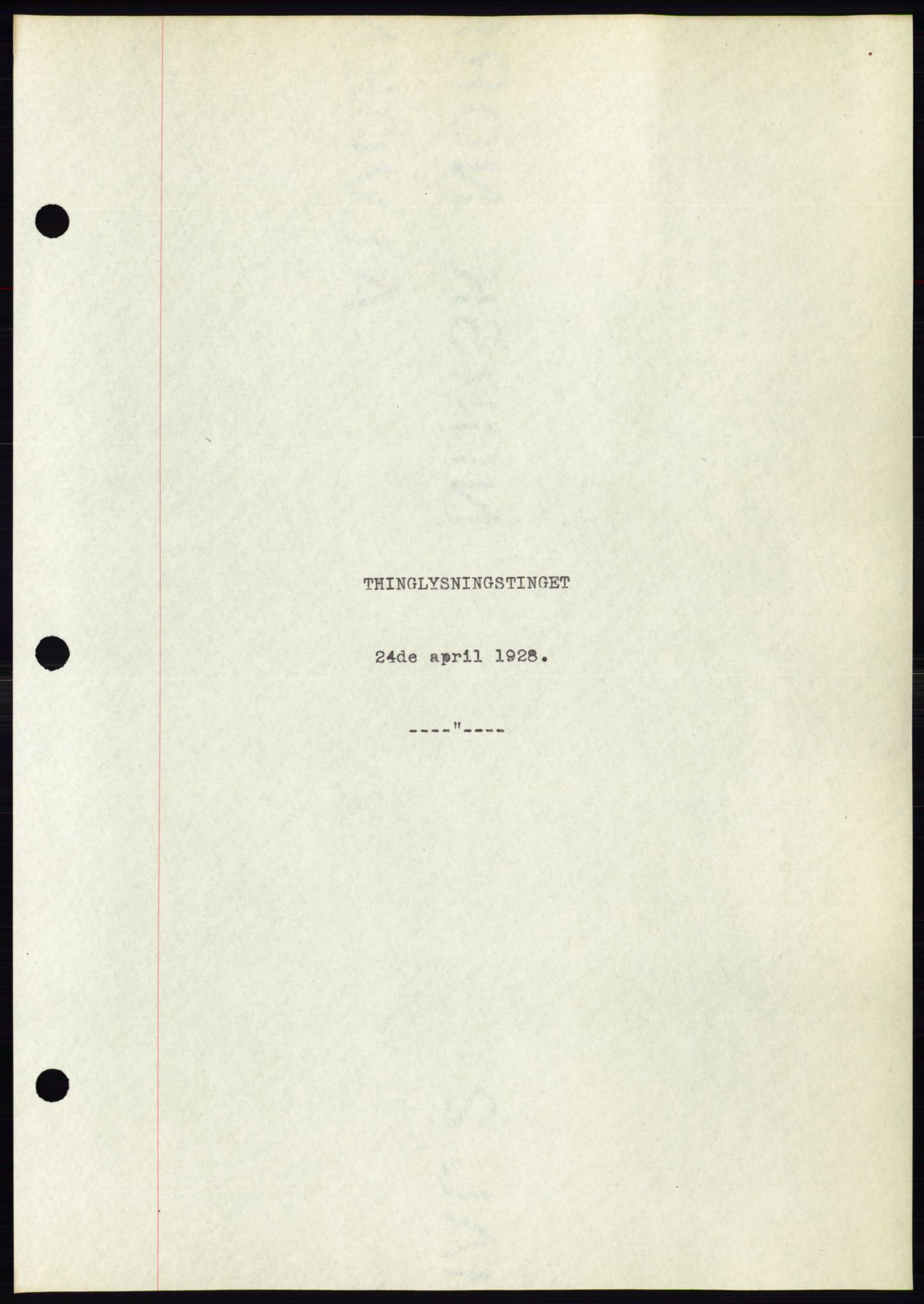 Ålesund byfogd, AV/SAT-A-4384: Mortgage book no. 24, 1928-1929, Deed date: 24.04.1928