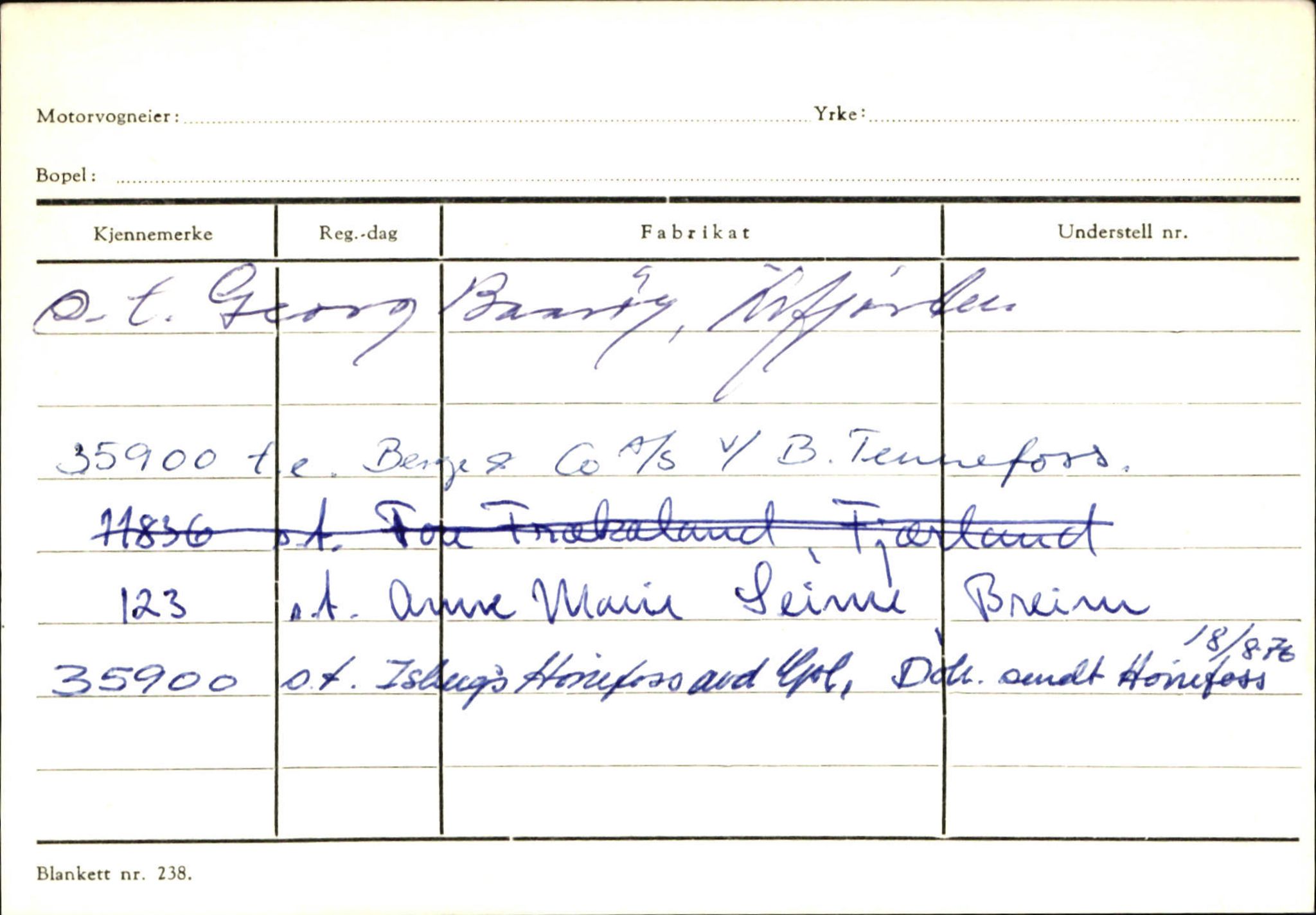 Statens vegvesen, Sogn og Fjordane vegkontor, AV/SAB-A-5301/4/F/L0132: Eigarregister Askvoll A-Å. Balestrand A-Å, 1945-1975, p. 1679