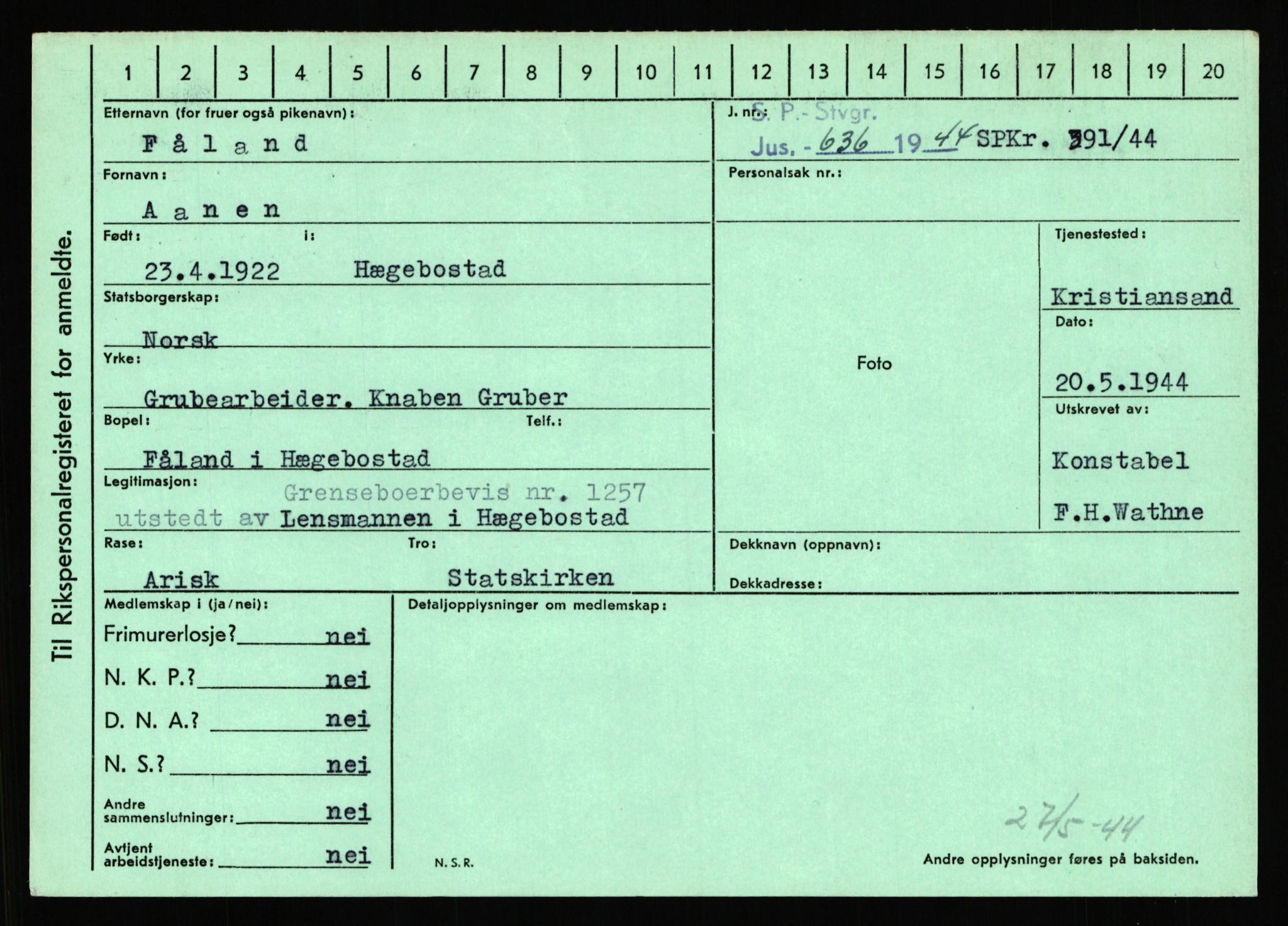 Statspolitiet - Hovedkontoret / Osloavdelingen, AV/RA-S-1329/C/Ca/L0005: Furali - Hamula, 1943-1945, p. 409