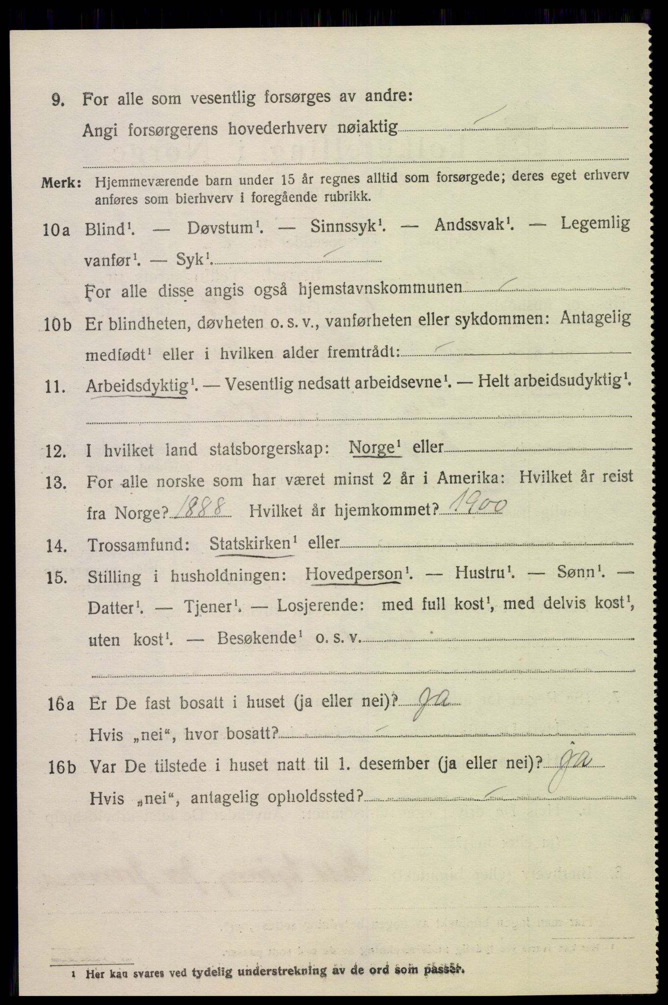 SAK, 1920 census for Søgne, 1920, p. 6750