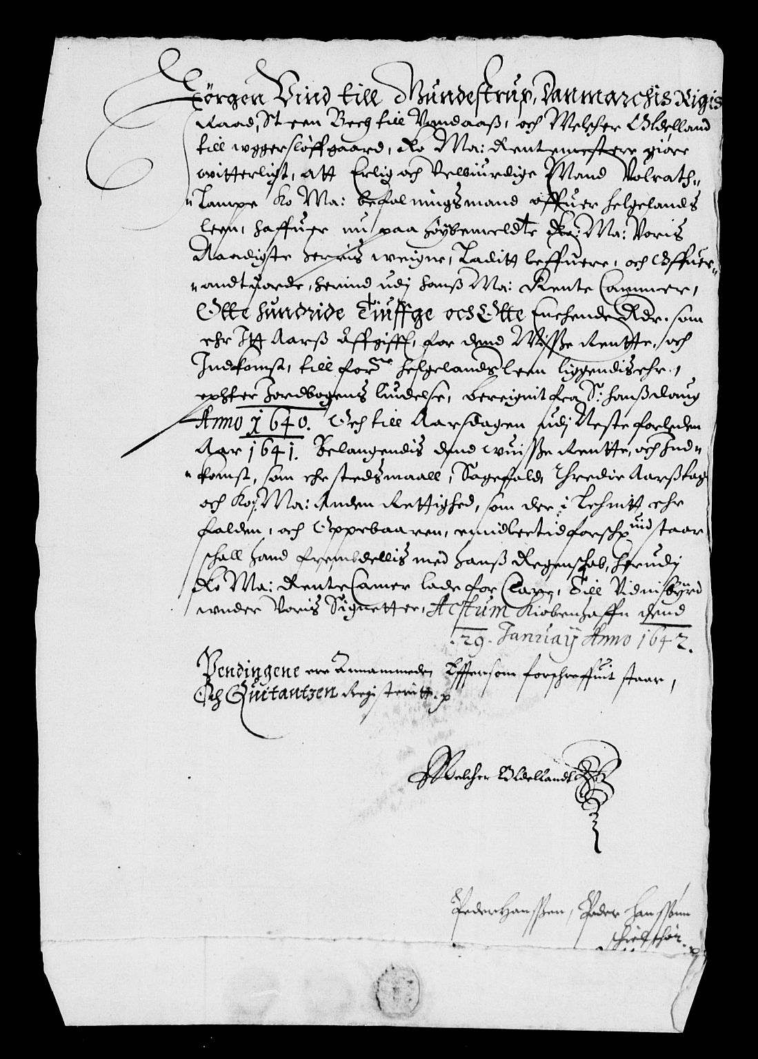 Rentekammeret inntil 1814, Reviderte regnskaper, Lensregnskaper, RA/EA-5023/R/Rb/Rbz/L0032: Nordlandenes len, 1640-1644