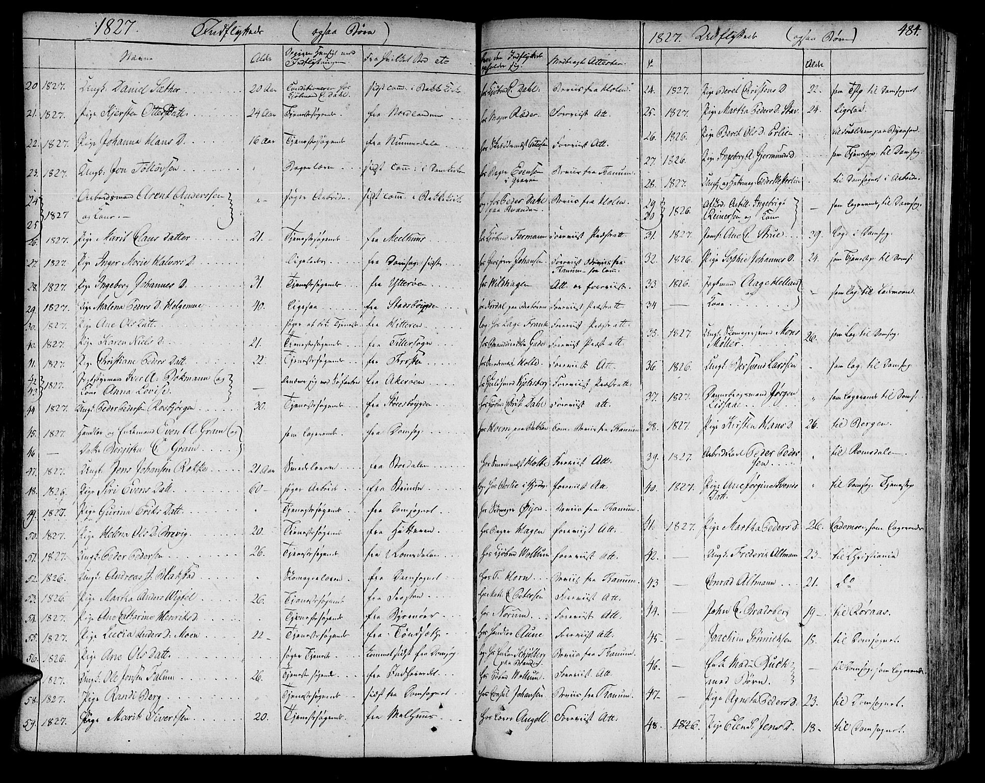 Ministerialprotokoller, klokkerbøker og fødselsregistre - Sør-Trøndelag, SAT/A-1456/602/L0109: Parish register (official) no. 602A07, 1821-1840, p. 484