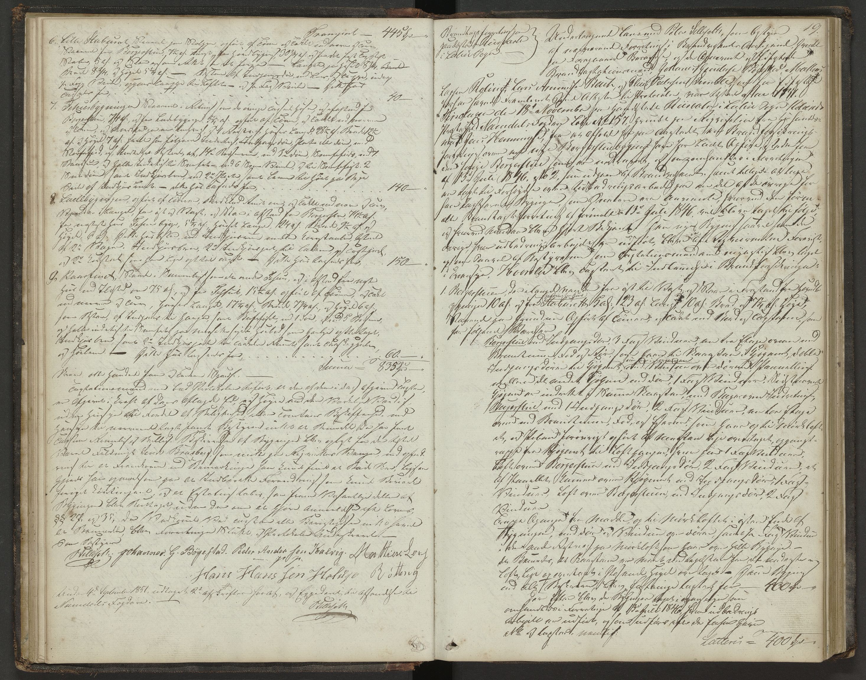 Norges Brannkasse Leka og Sør-Bindal, AV/SAT-A-1310/Fa/L0001: Branntakstprotokoll, 1846-1882, p. 18b-19a