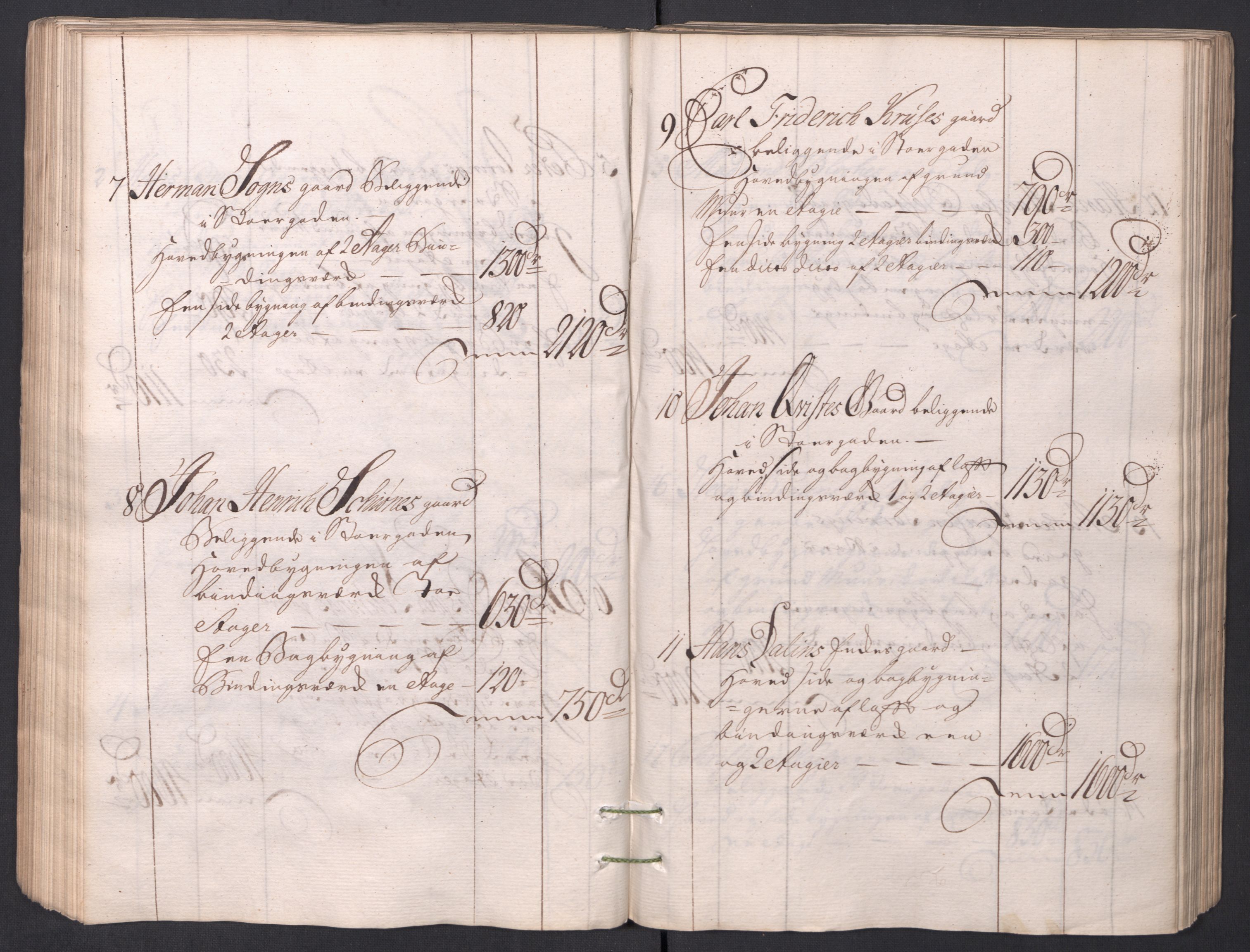 Kristiania stiftamt, AV/SAO-A-10386/I/Ia/L0001/0002: Branntakster / Christiania, 1766-1767